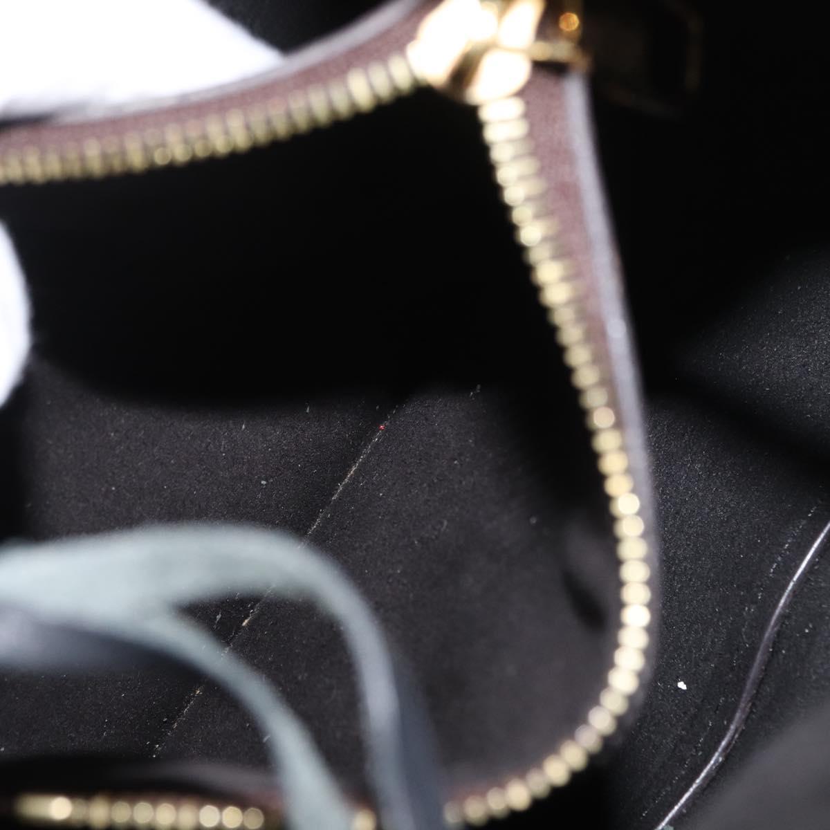 LOUIS VUITTON Monogram Neonoe Shoulder Bag Black M44020 LV Auth ka1907