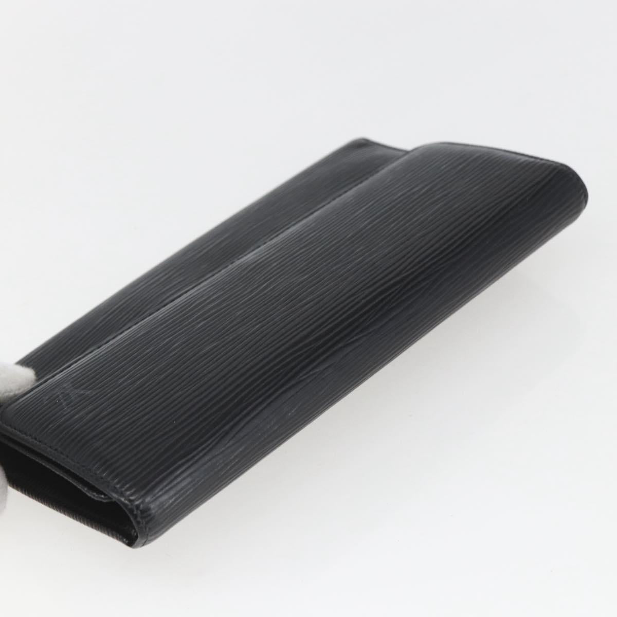 LOUIS VUITTON Empreinte Epi Wallet 3 Set Black Yellow Fuchsia LV Auth ka1916