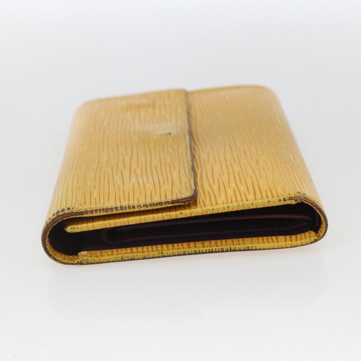 LOUIS VUITTON Empreinte Epi Wallet 3 Set Black Yellow Fuchsia LV Auth ka1916