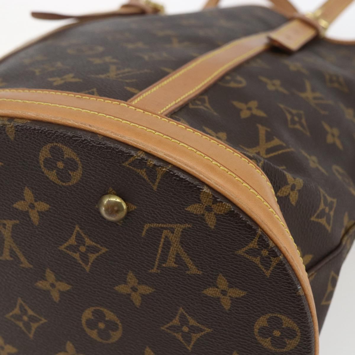 LOUIS VUITTON Monogram Bucket GM Shoulder Bag M42236 LV Auth ka1919