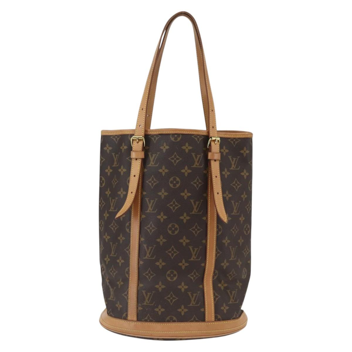 LOUIS VUITTON Monogram Bucket GM Shoulder Bag M42236 LV Auth ka1919