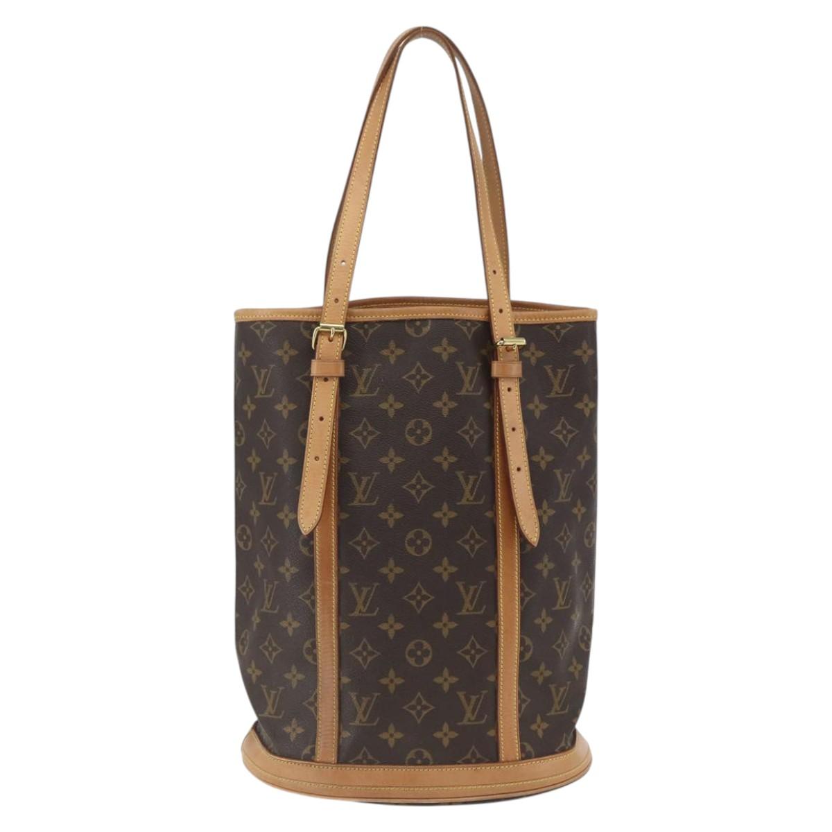 LOUIS VUITTON Monogram Bucket GM Shoulder Bag M42236 LV Auth ka1919