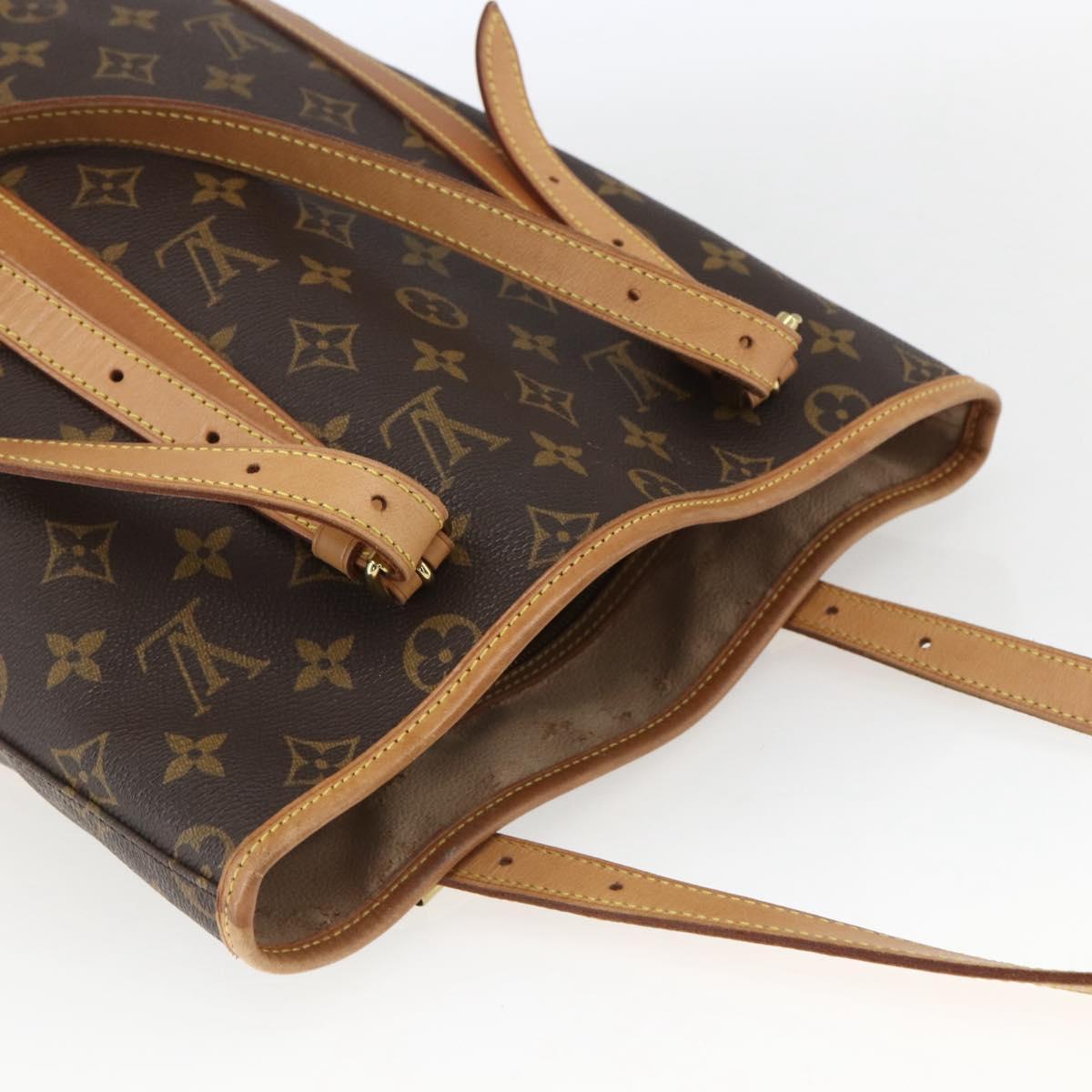 LOUIS VUITTON Monogram Bucket GM Shoulder Bag M42236 LV Auth ka1919