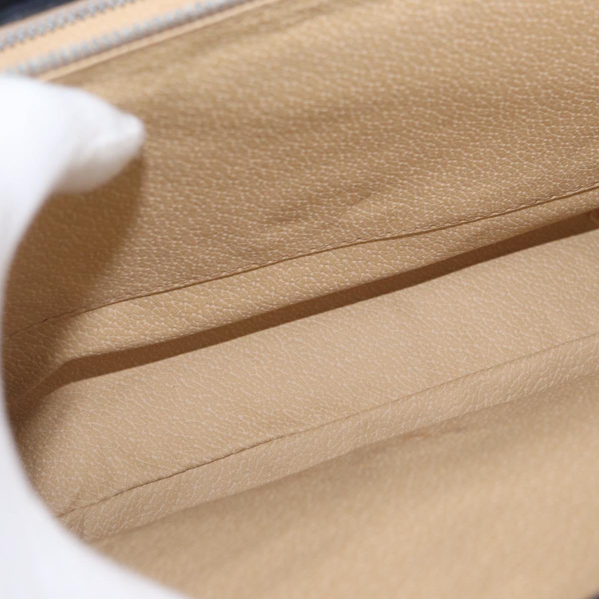 GUCCI GG Supreme Sherry Line Shoulder Bag PVC Navy Red Auth ka1924