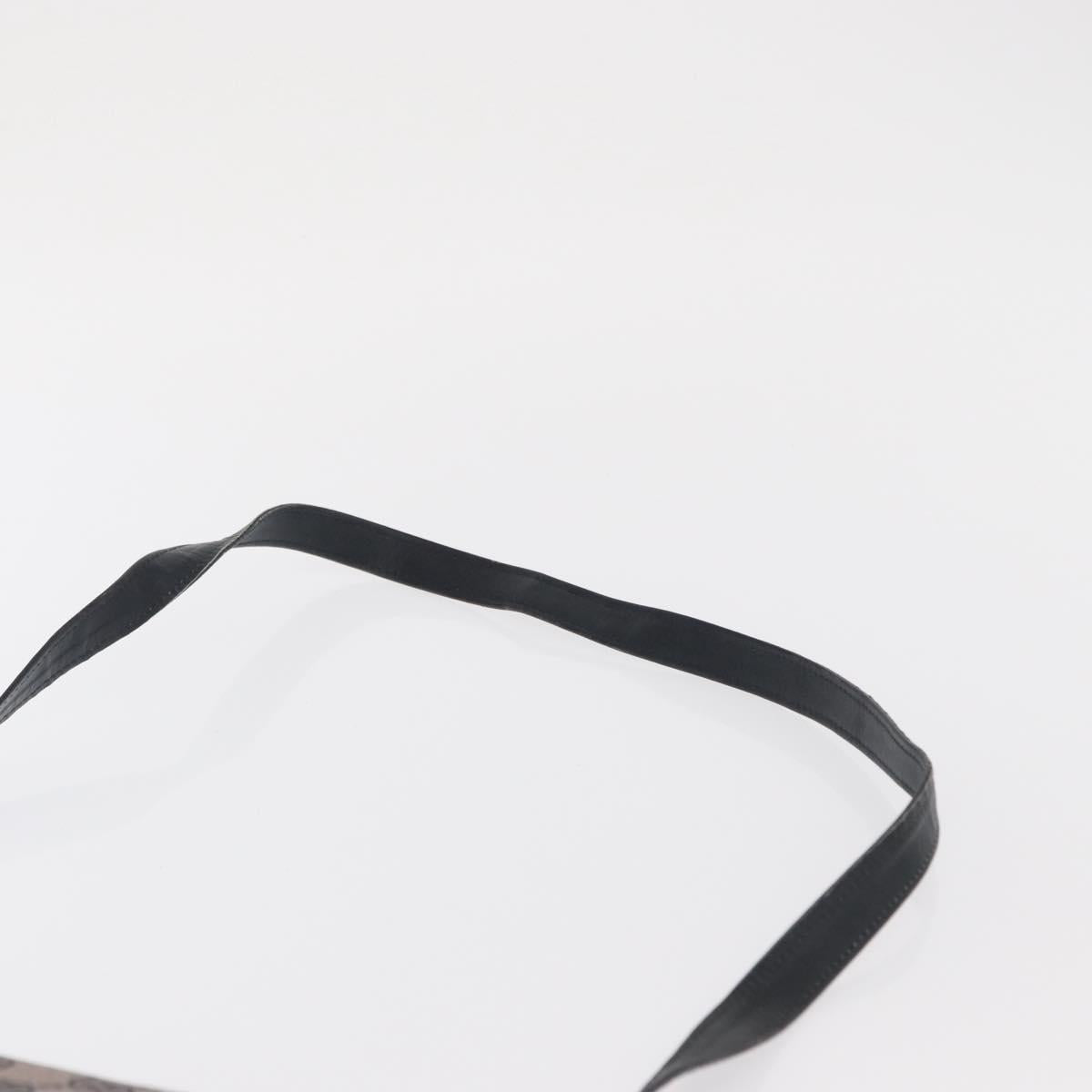 GUCCI GG Supreme Sherry Line Shoulder Bag PVC Navy Red Auth ka1924