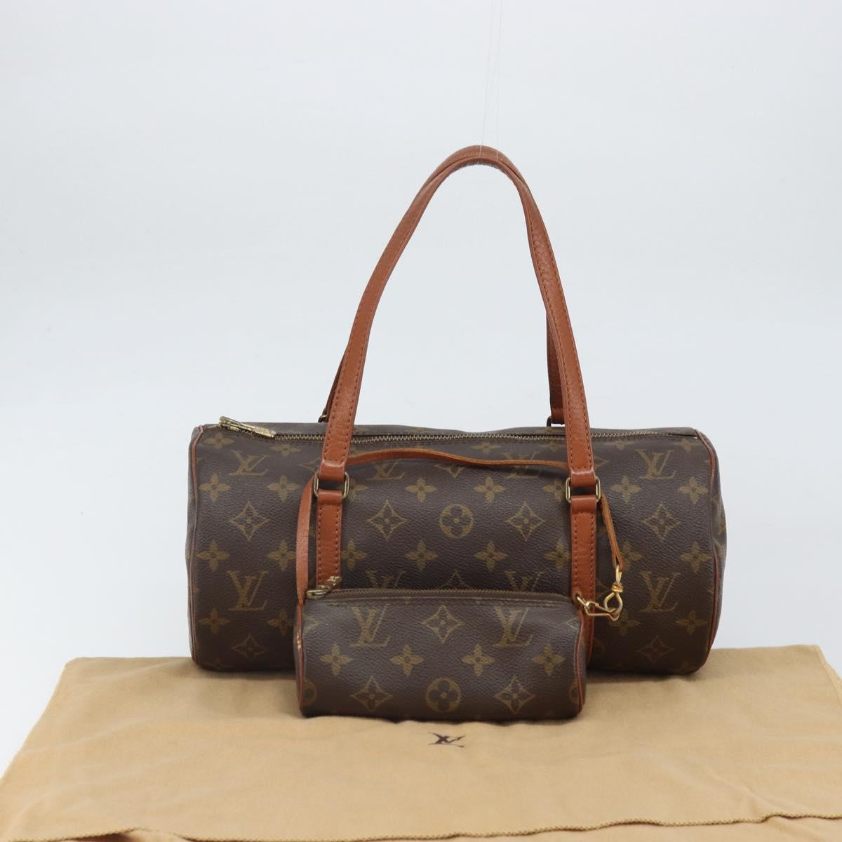LOUIS VUITTON Monogram Papillon 30 Hand Bag M51385 LV Auth ka1931V