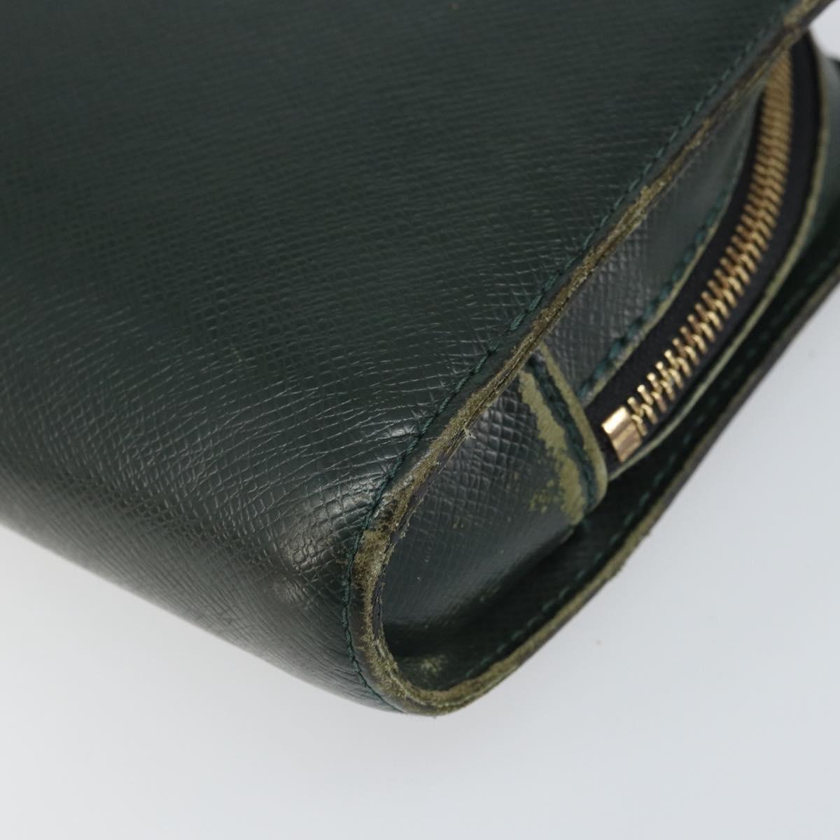 LOUIS VUITTON Taiga Baikal Clutch Bag Epicea M30184 LV Auth ka1937