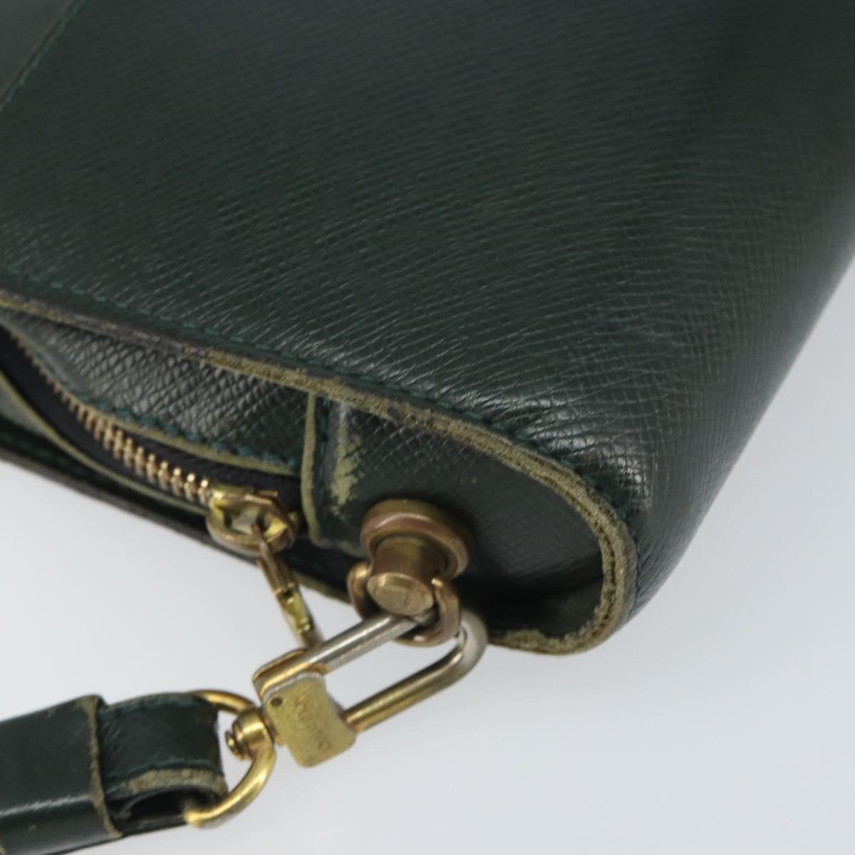 LOUIS VUITTON Taiga Baikal Clutch Bag Epicea M30184 LV Auth ka1937