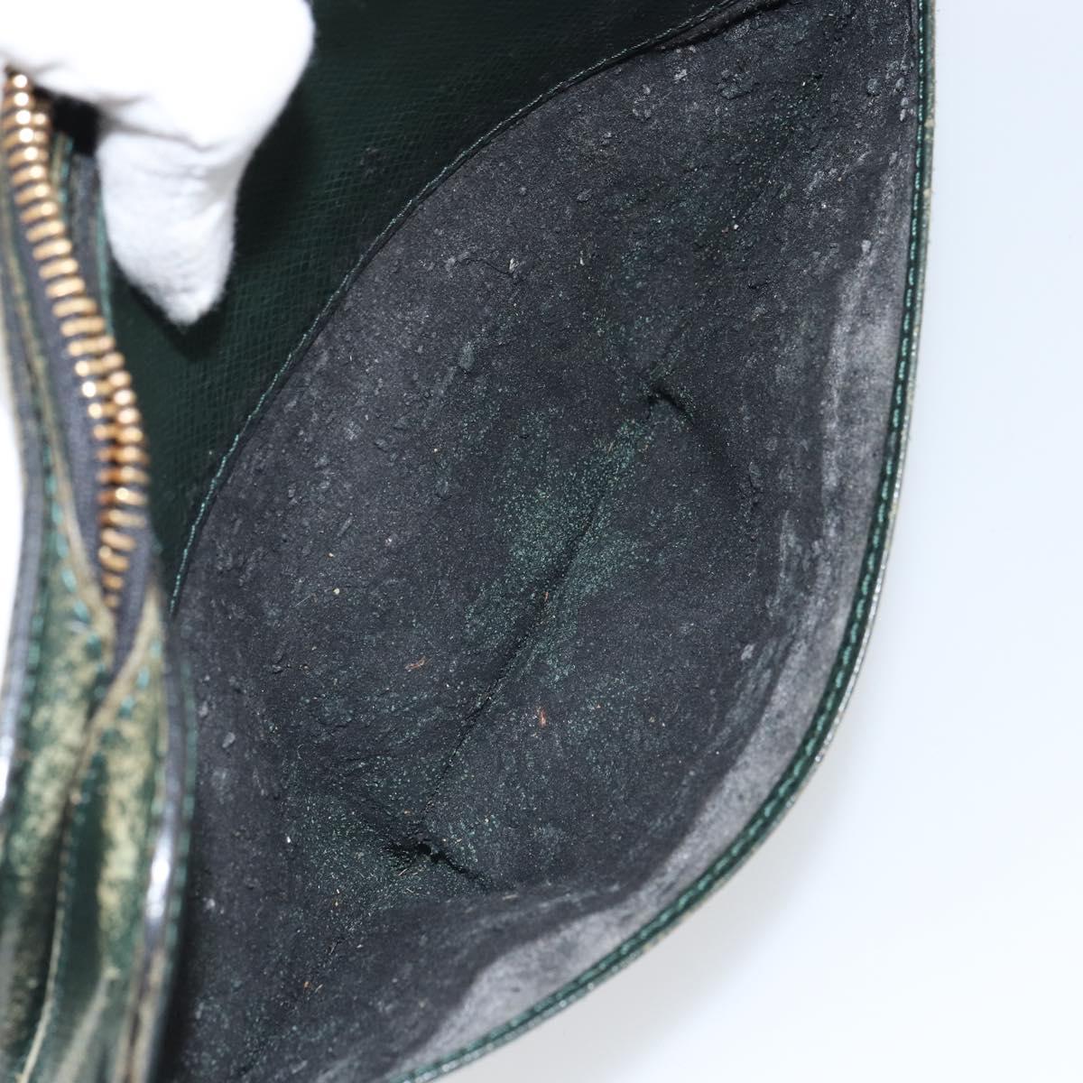 LOUIS VUITTON Taiga Baikal Clutch Bag Epicea M30184 LV Auth ka1937