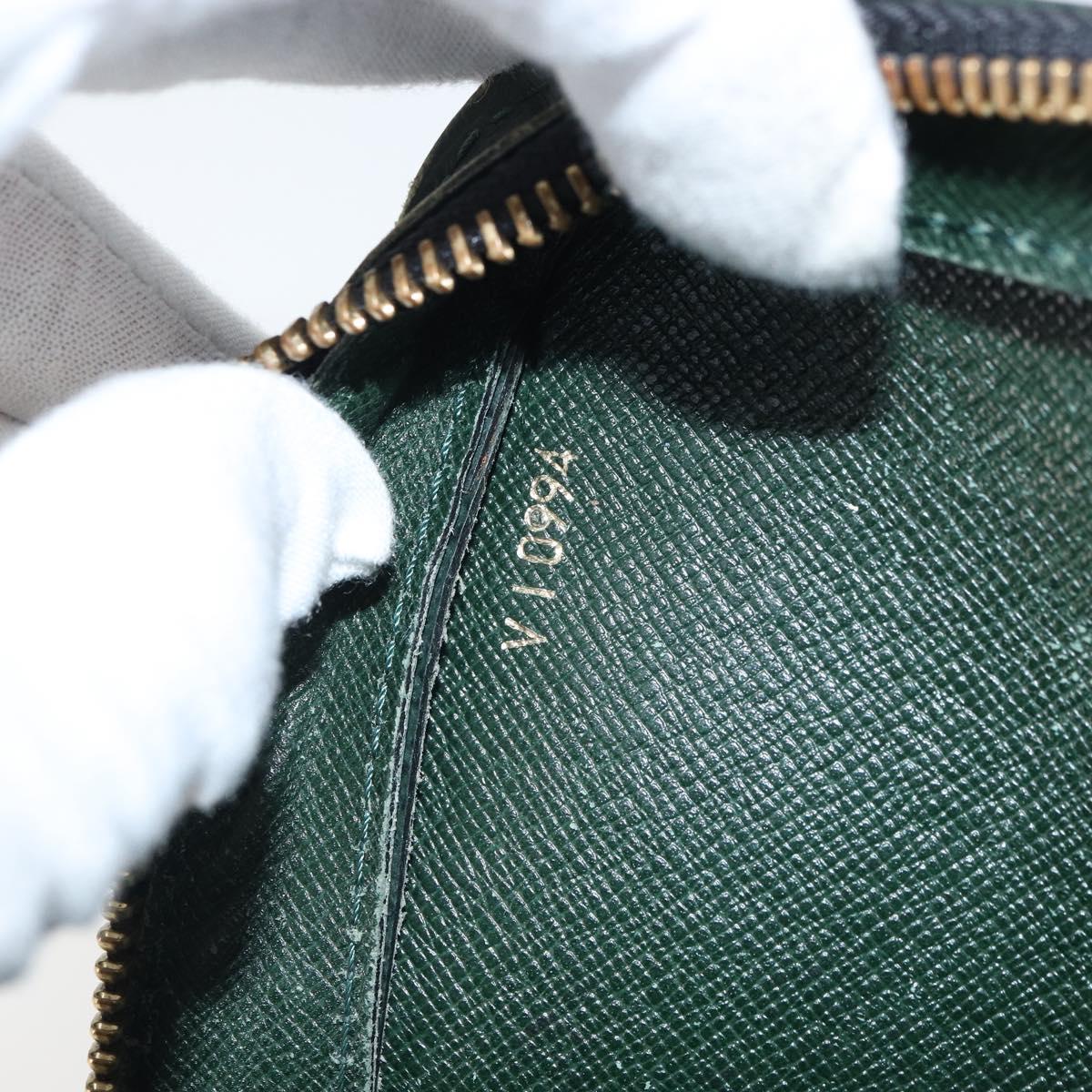 LOUIS VUITTON Taiga Baikal Clutch Bag Epicea M30184 LV Auth ka1937