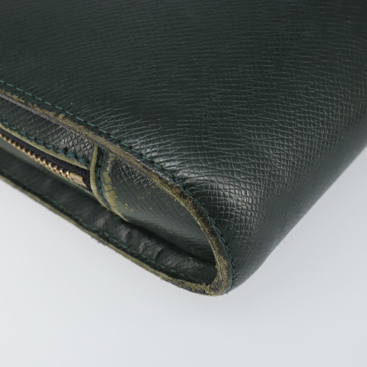 LOUIS VUITTON Taiga Baikal Clutch Bag Epicea M30184 LV Auth ka1937