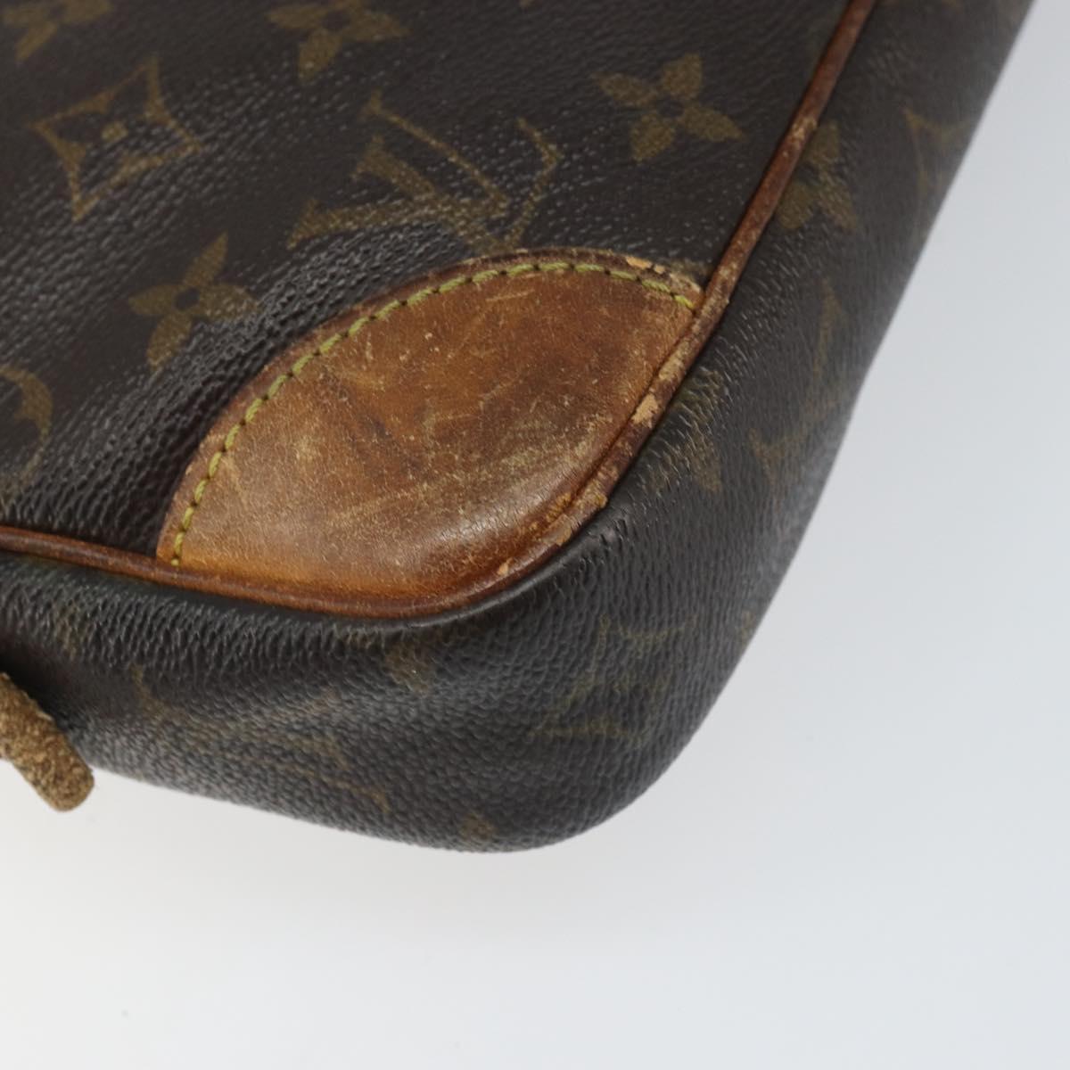 LOUIS VUITTON Monogram Marly Dragonne GM Clutch Bag M51825 LV Auth ka1938