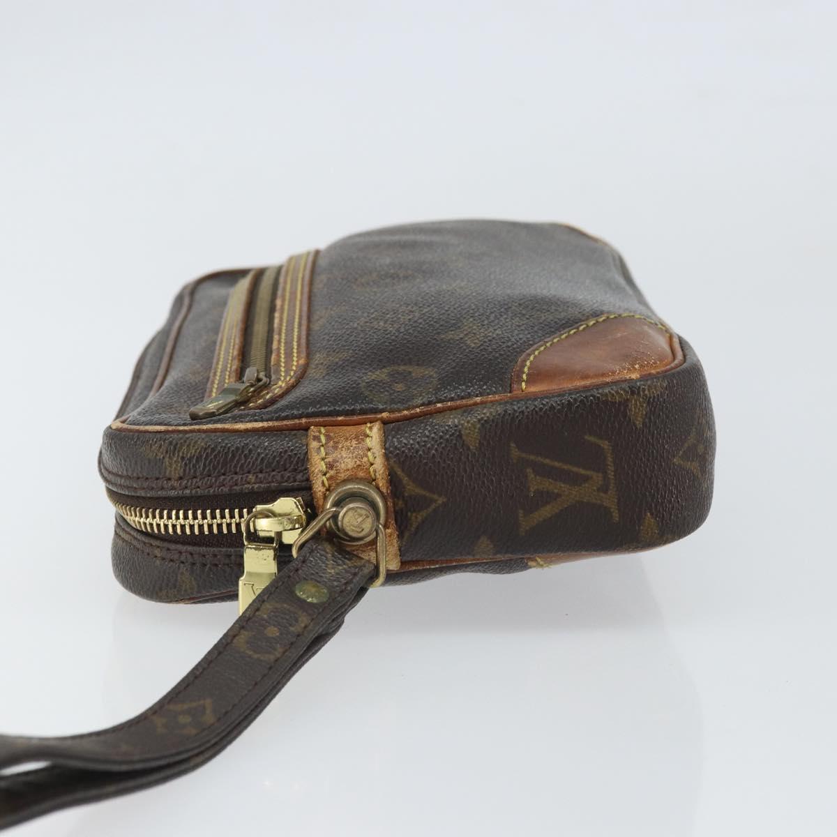 LOUIS VUITTON Monogram Marly Dragonne GM Clutch Bag M51825 LV Auth ka1938