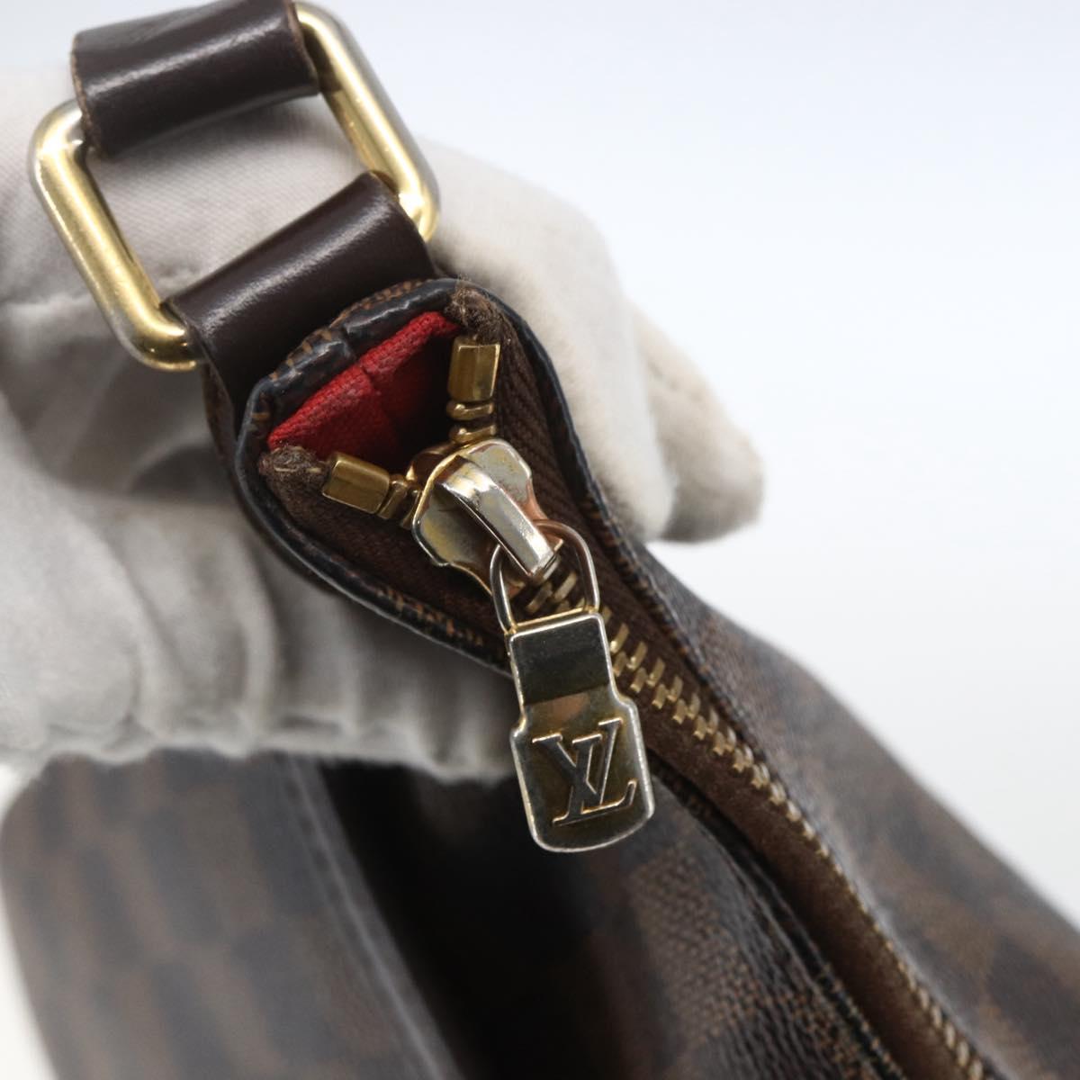 LOUIS VUITTON Damier Ebene Bloomsbury PM Shoulder Bag N42251 LV Auth ka1940
