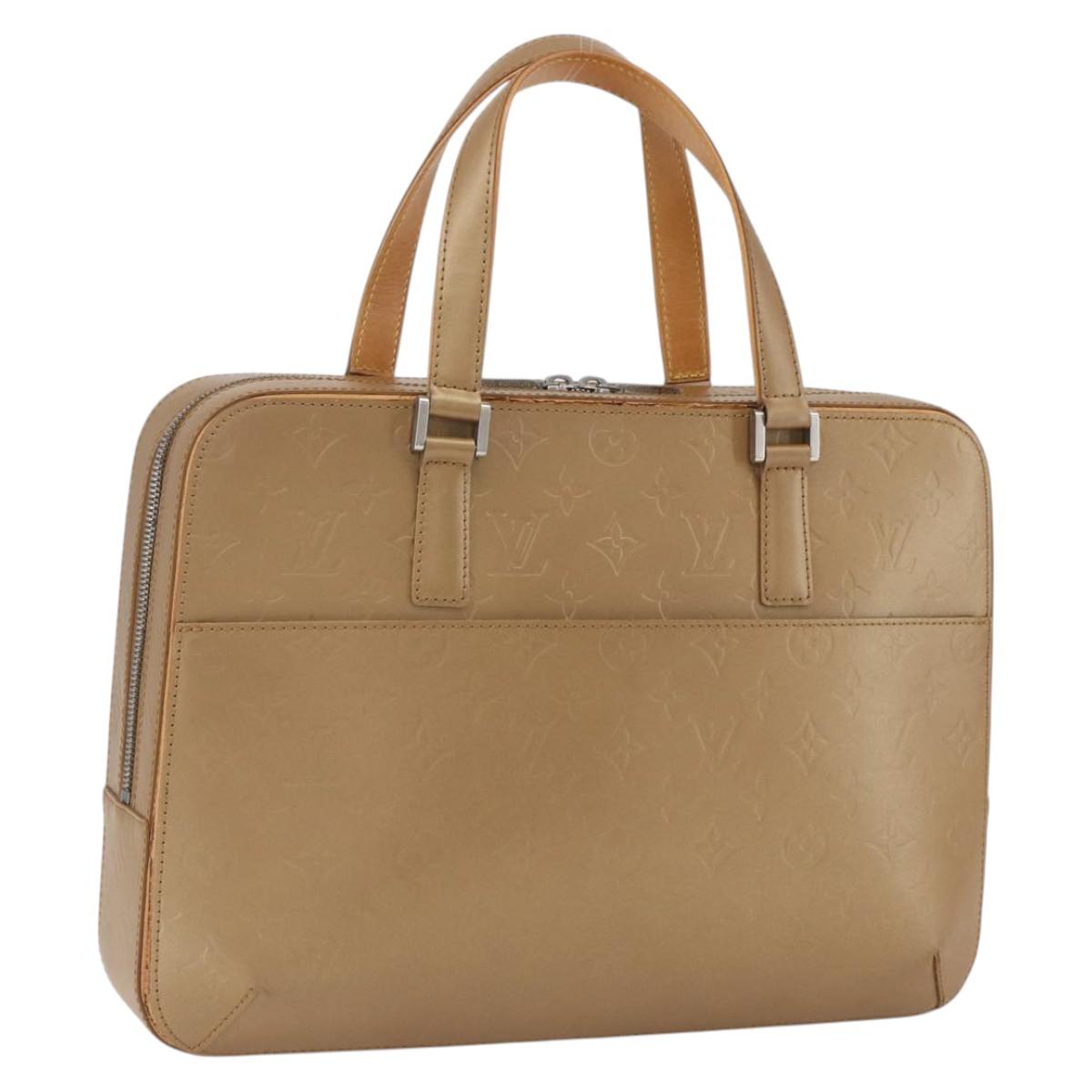 LOUIS VUITTON Monogram Mat Malden Hand Bag Amble M55137 LV Auth ka1949