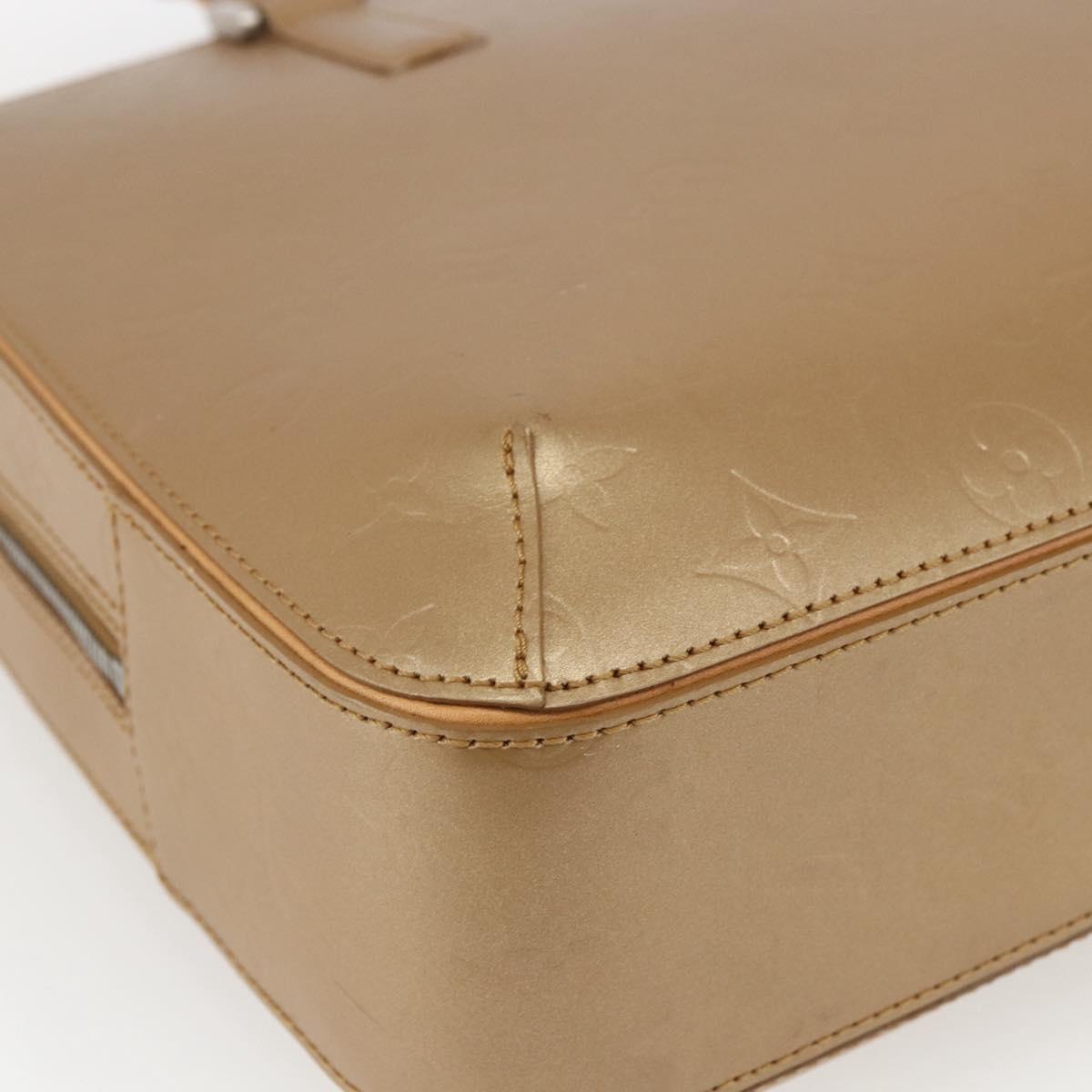 LOUIS VUITTON Monogram Mat Malden Hand Bag Amble M55137 LV Auth ka1949