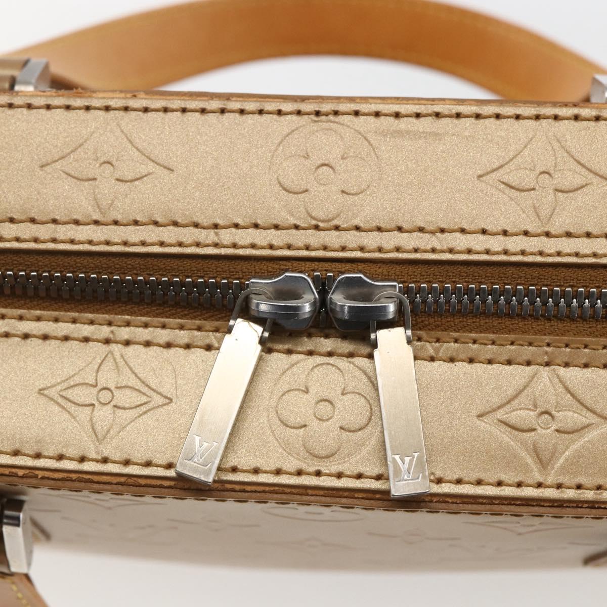 LOUIS VUITTON Monogram Mat Malden Hand Bag Amble M55137 LV Auth ka1949