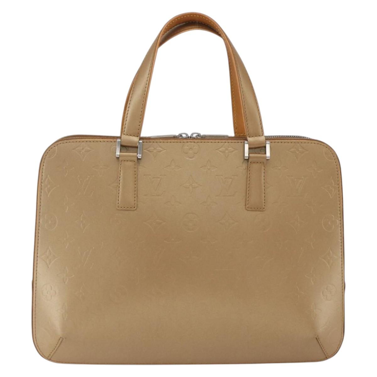 LOUIS VUITTON Monogram Mat Malden Hand Bag Amble M55137 LV Auth ka1949