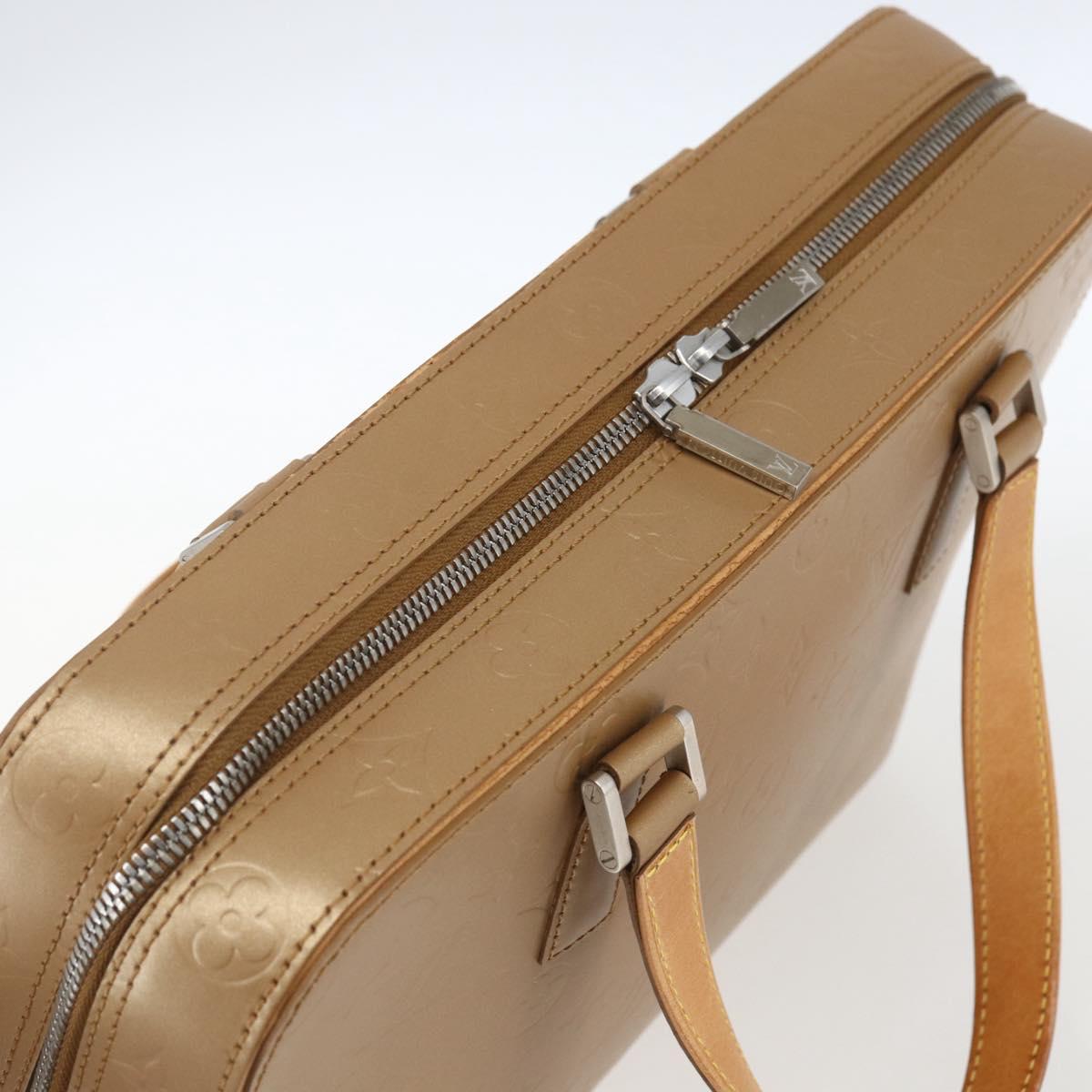 LOUIS VUITTON Monogram Mat Malden Hand Bag Amble M55137 LV Auth ka1949