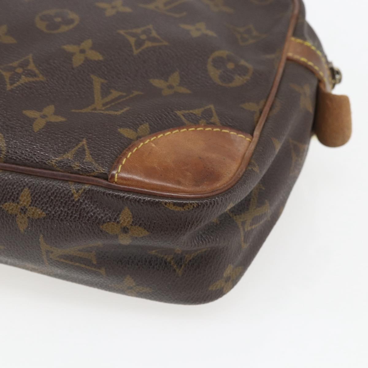 LOUIS VUITTON Monogram Compiegne 28 Clutch Bag M51845 LV Auth ka1952