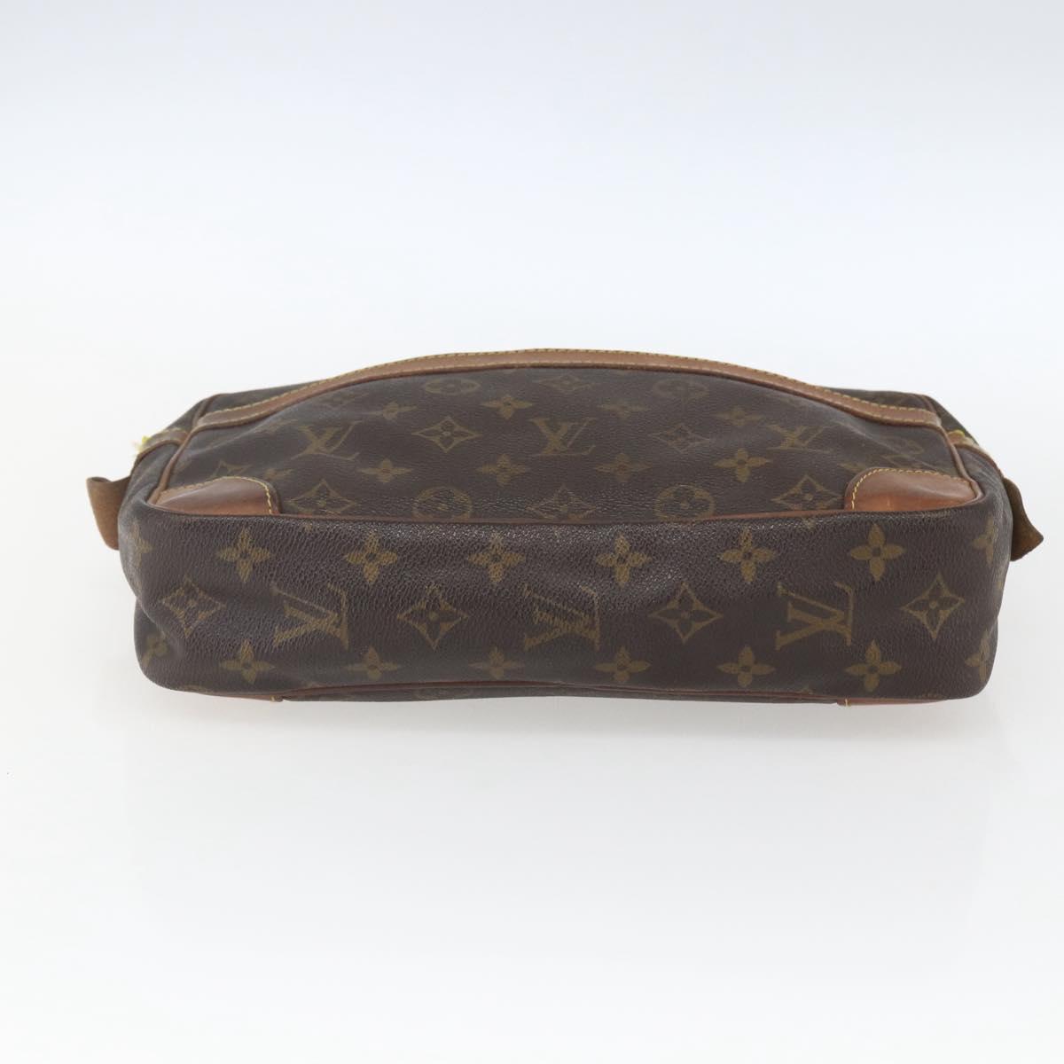 LOUIS VUITTON Monogram Compiegne 28 Clutch Bag M51845 LV Auth ka1952