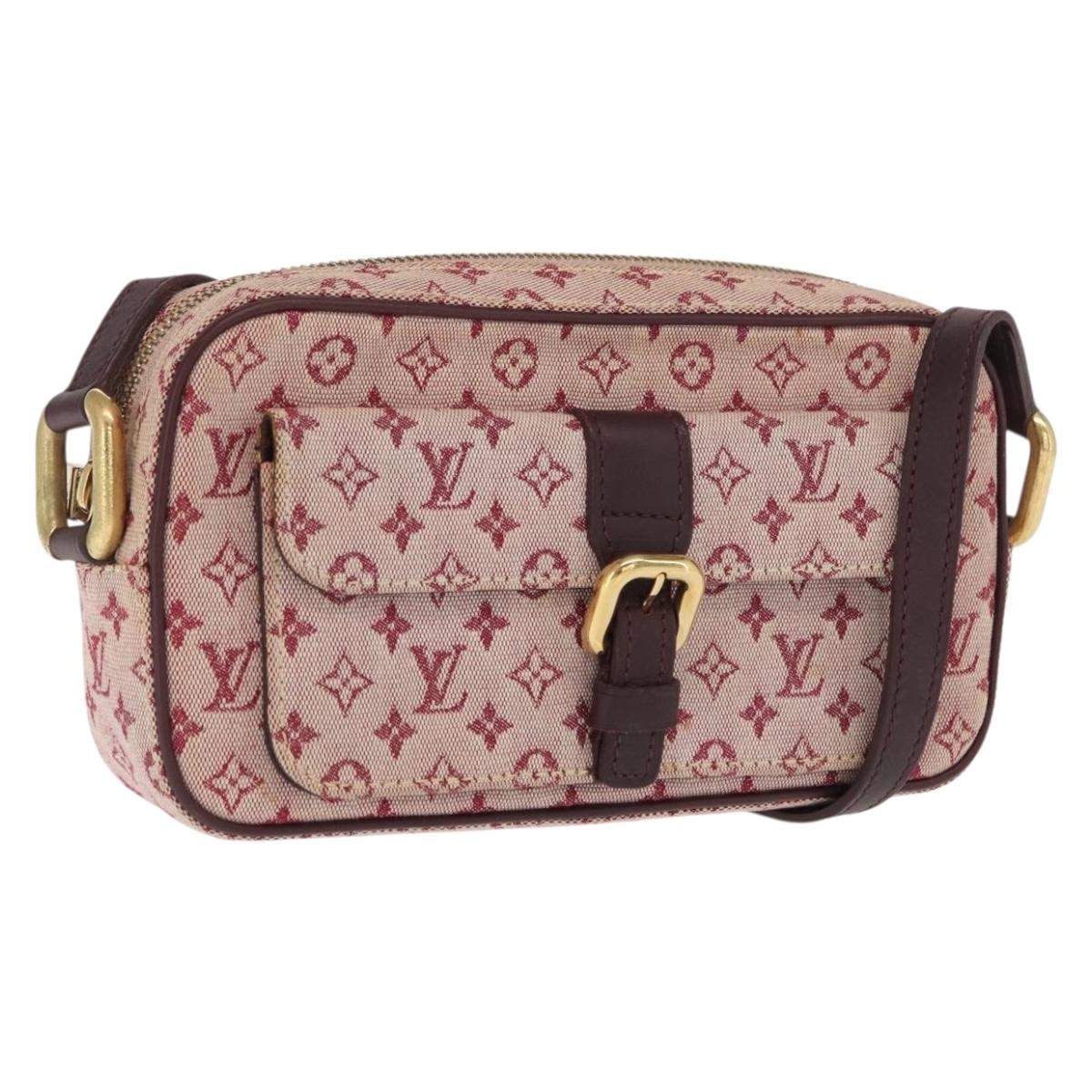 LOUIS VUITTON Monogram Mini Juliet MM Shoulder Bag Red M92219 LV Auth ka1957