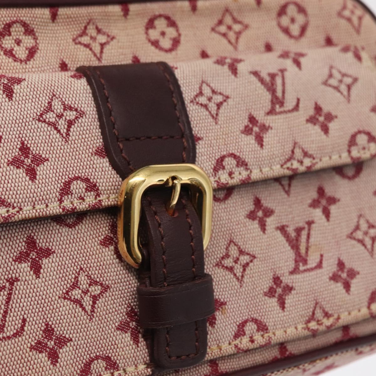 LOUIS VUITTON Monogram Mini Juliet MM Shoulder Bag Red M92219 LV Auth ka1957