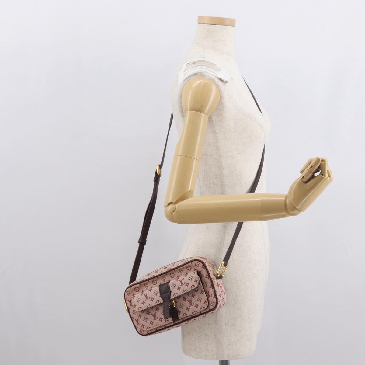 LOUIS VUITTON Monogram Mini Juliet MM Shoulder Bag Red M92219 LV Auth ka1957