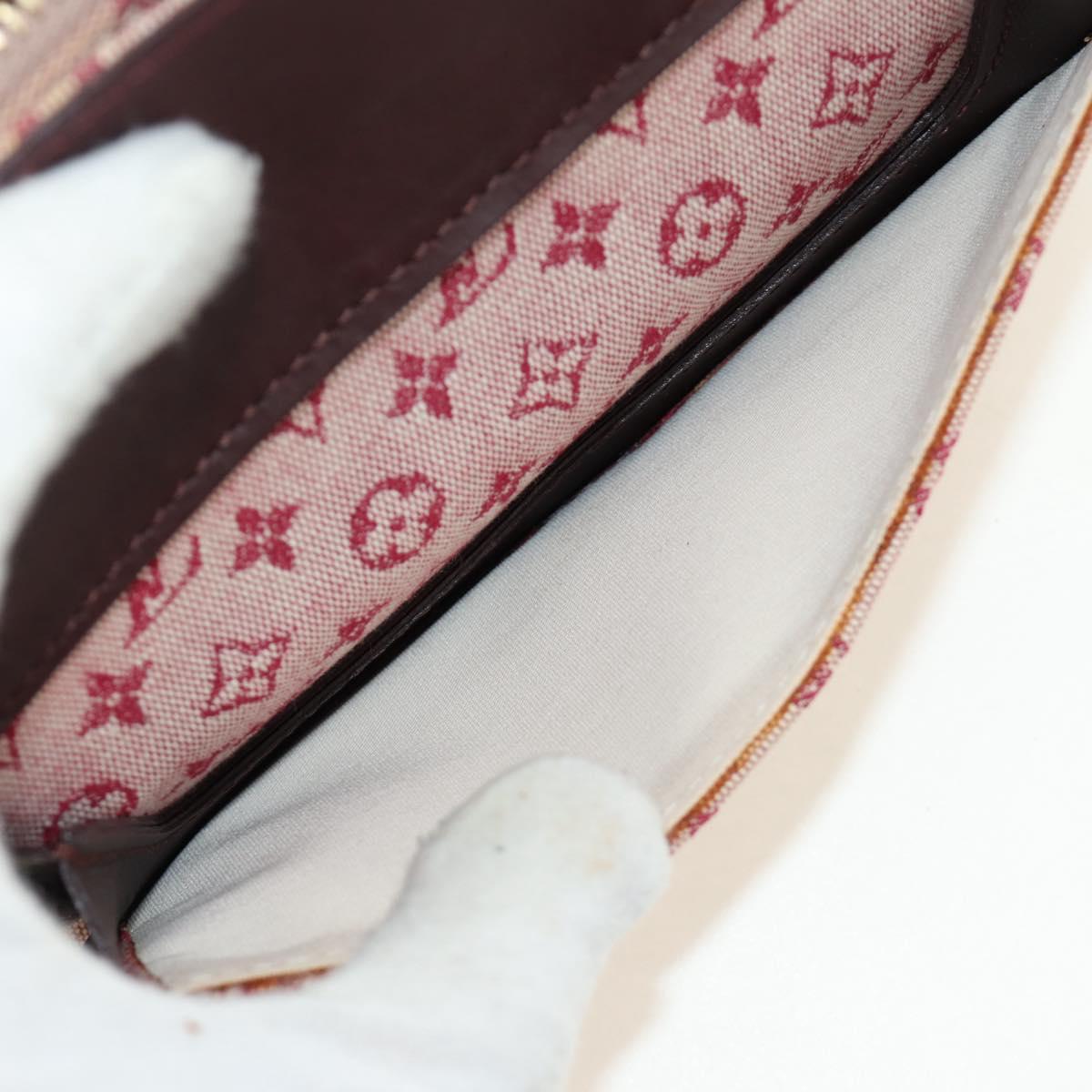 LOUIS VUITTON Monogram Mini Juliet MM Shoulder Bag Red M92219 LV Auth ka1957