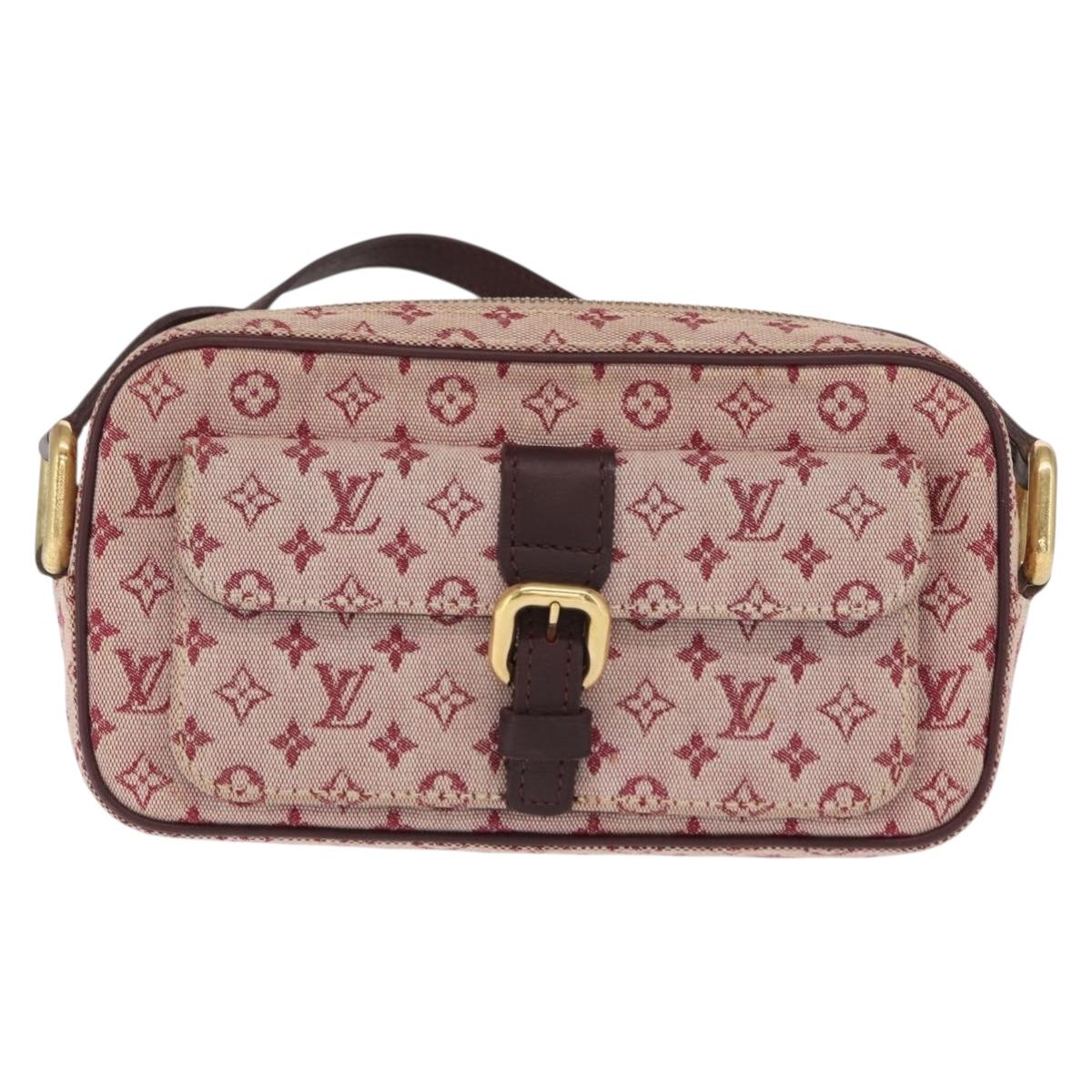 LOUIS VUITTON Monogram Mini Juliet MM Shoulder Bag Red M92219 LV Auth ka1957