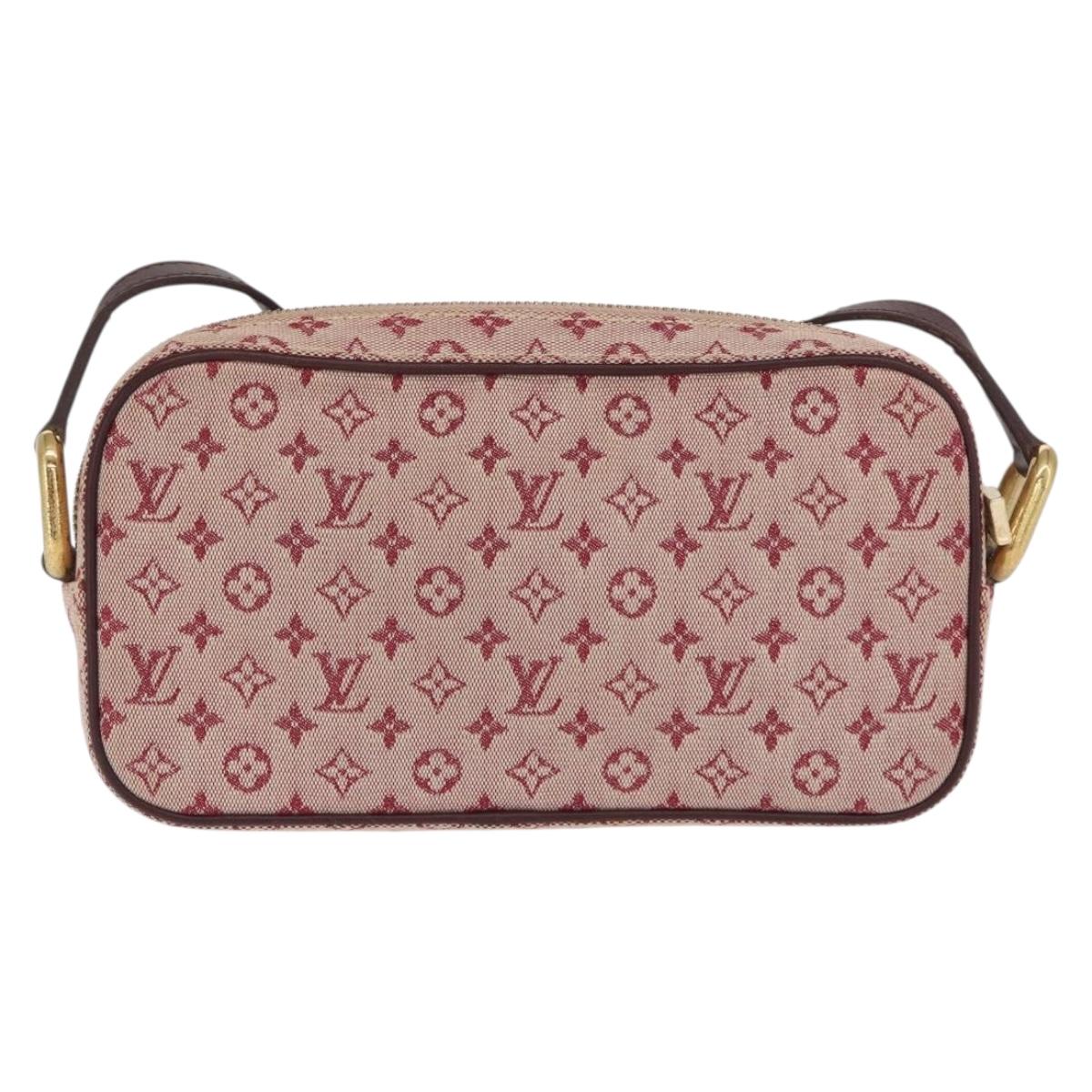 LOUIS VUITTON Monogram Mini Juliet MM Shoulder Bag Red M92219 LV Auth ka1957