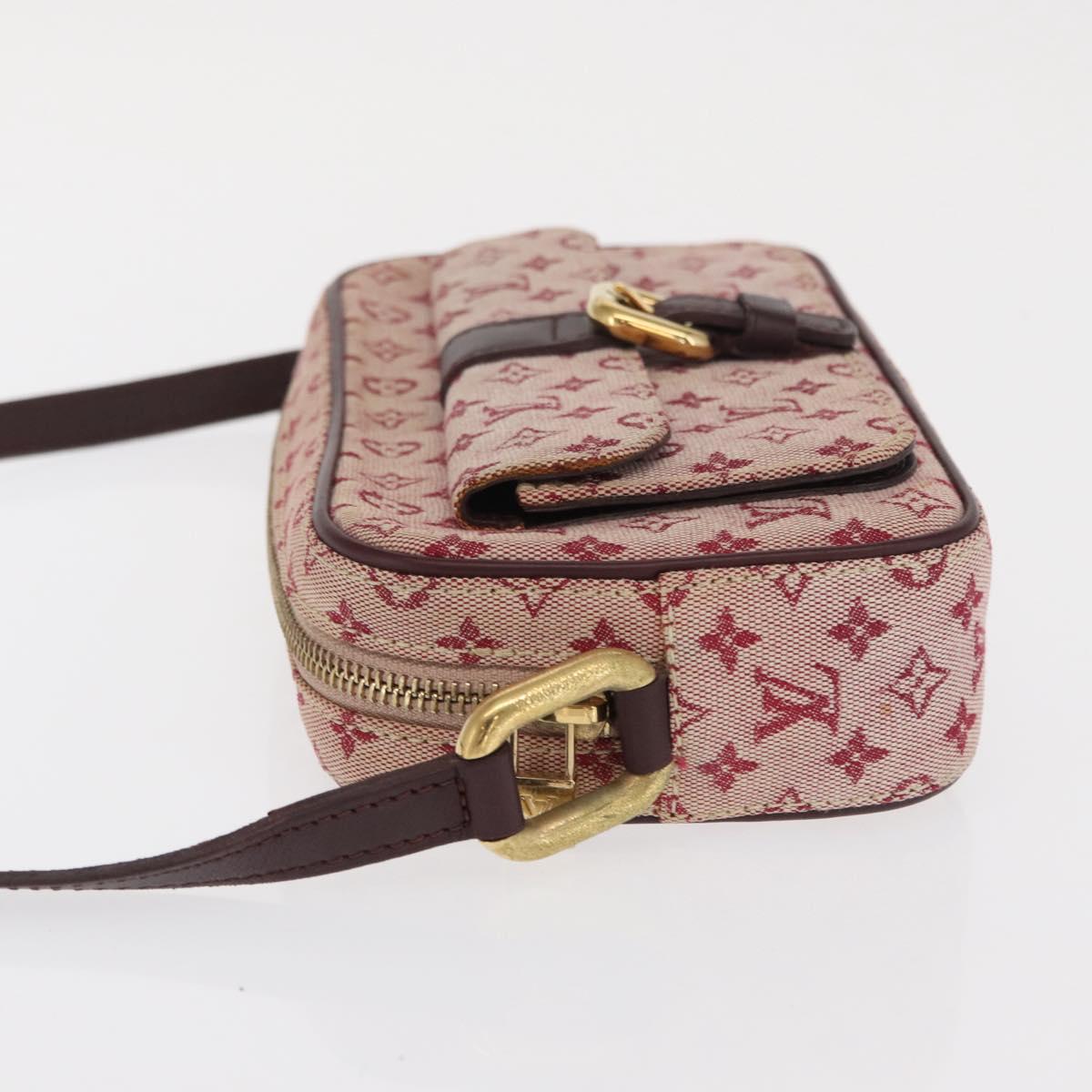LOUIS VUITTON Monogram Mini Juliet MM Shoulder Bag Red M92219 LV Auth ka1957