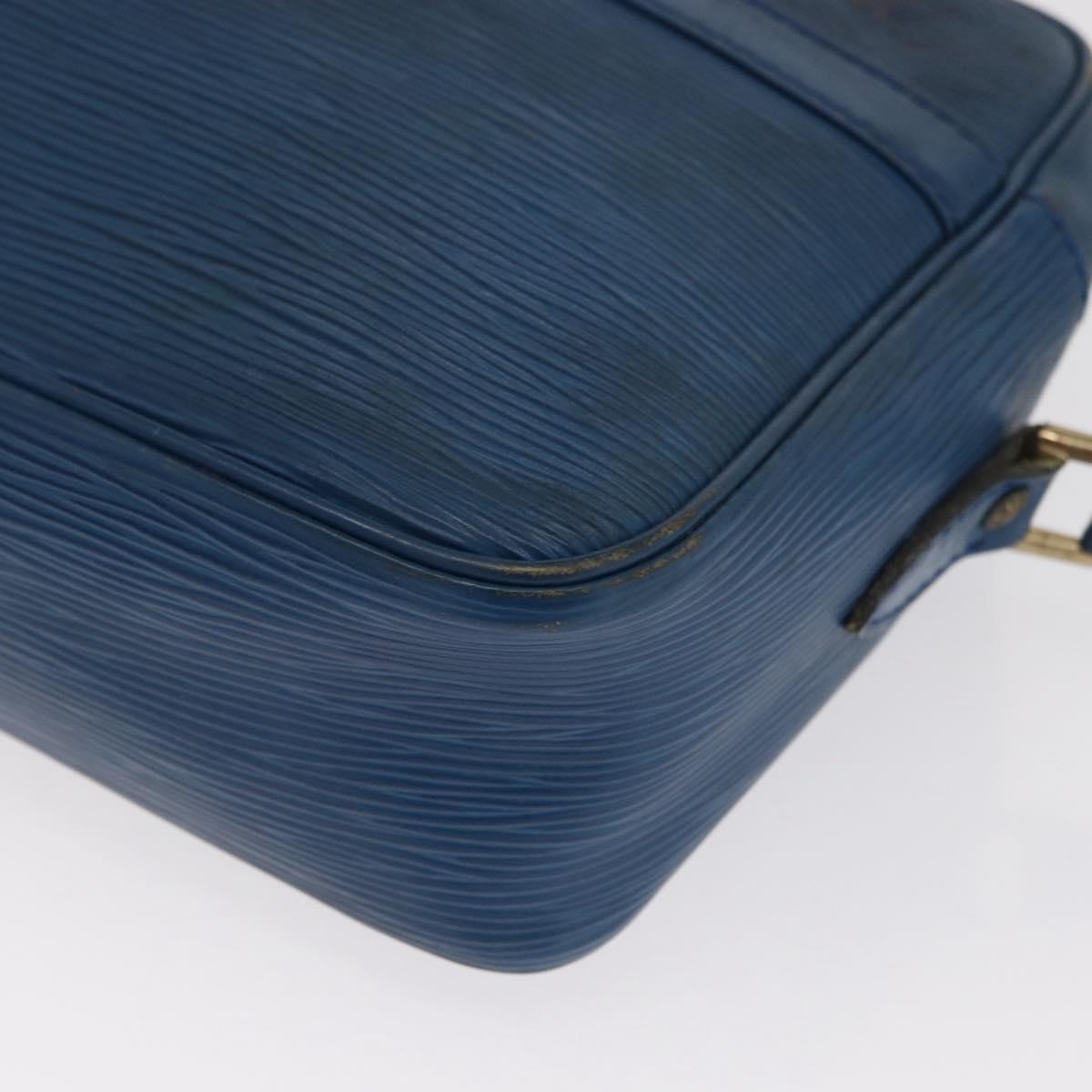 LOUIS VUITTON Epi Trocadero 27 Shoulder Bag Blue M52315 LV Auth ka1958