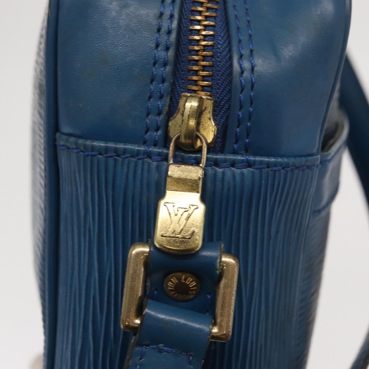 LOUIS VUITTON Epi Trocadero 27 Shoulder Bag Blue M52315 LV Auth ka1958