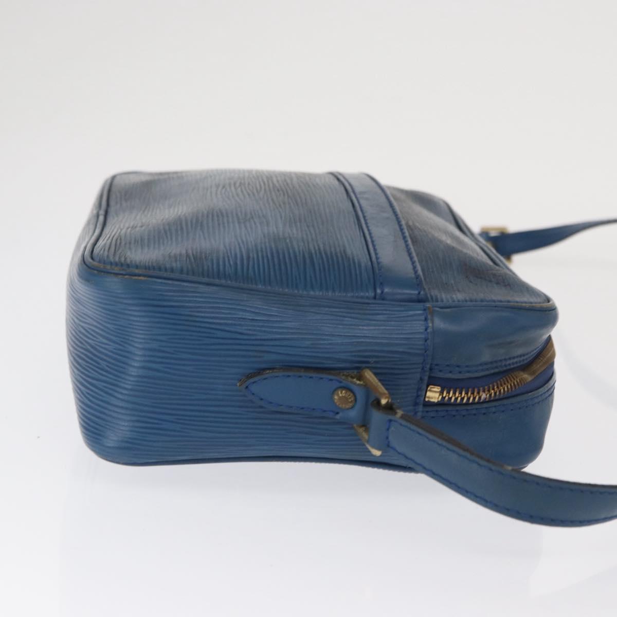 LOUIS VUITTON Epi Trocadero 27 Shoulder Bag Blue M52315 LV Auth ka1958