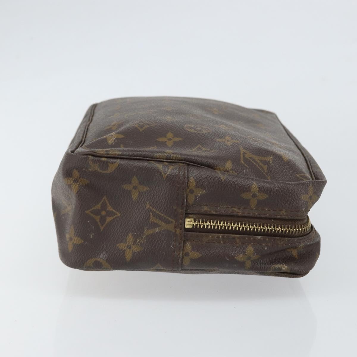 LOUIS VUITTON Monogram Trousse Toilette 28 Clutch Bag M47522 LV Auth ka1964