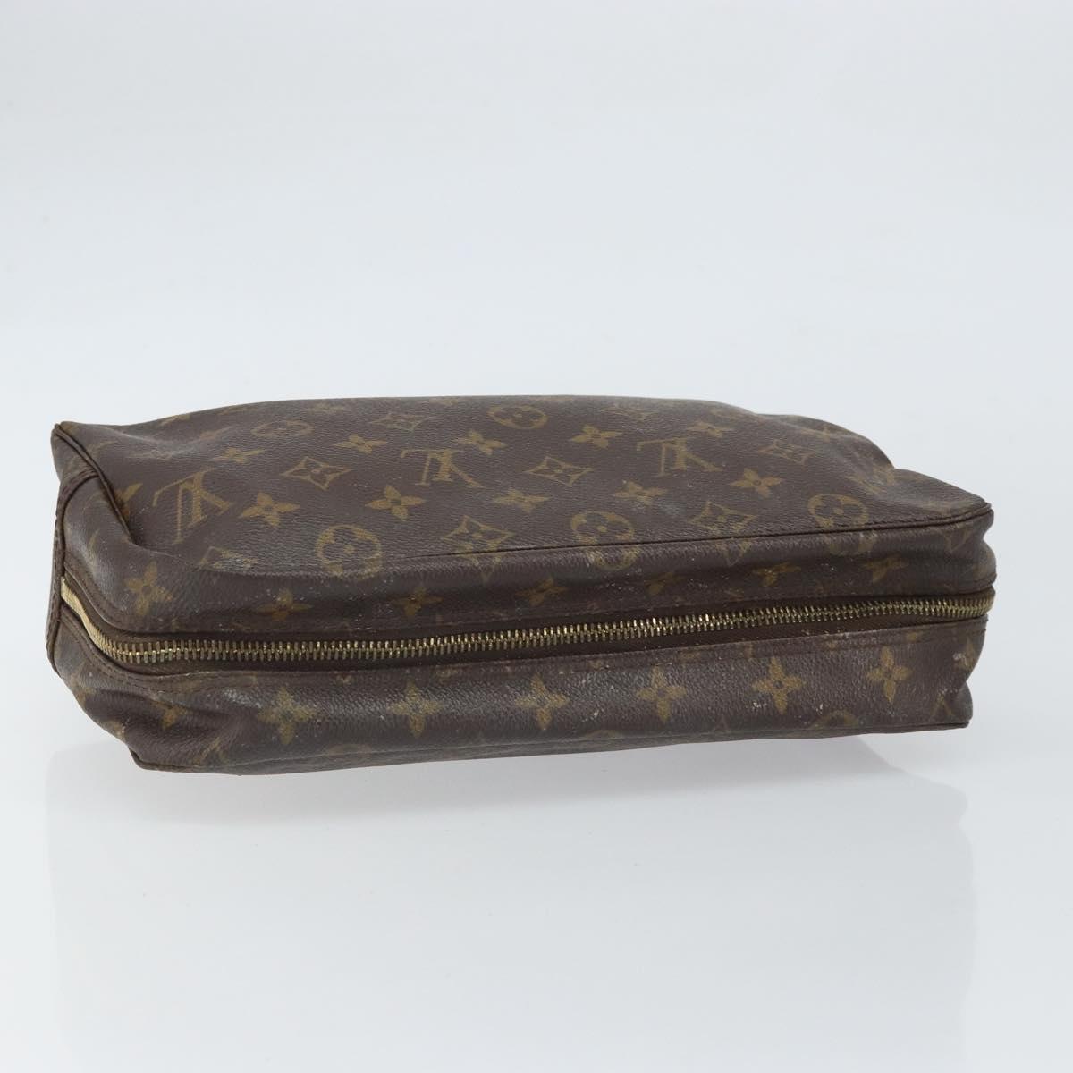 LOUIS VUITTON Monogram Trousse Toilette 28 Clutch Bag M47522 LV Auth ka1964