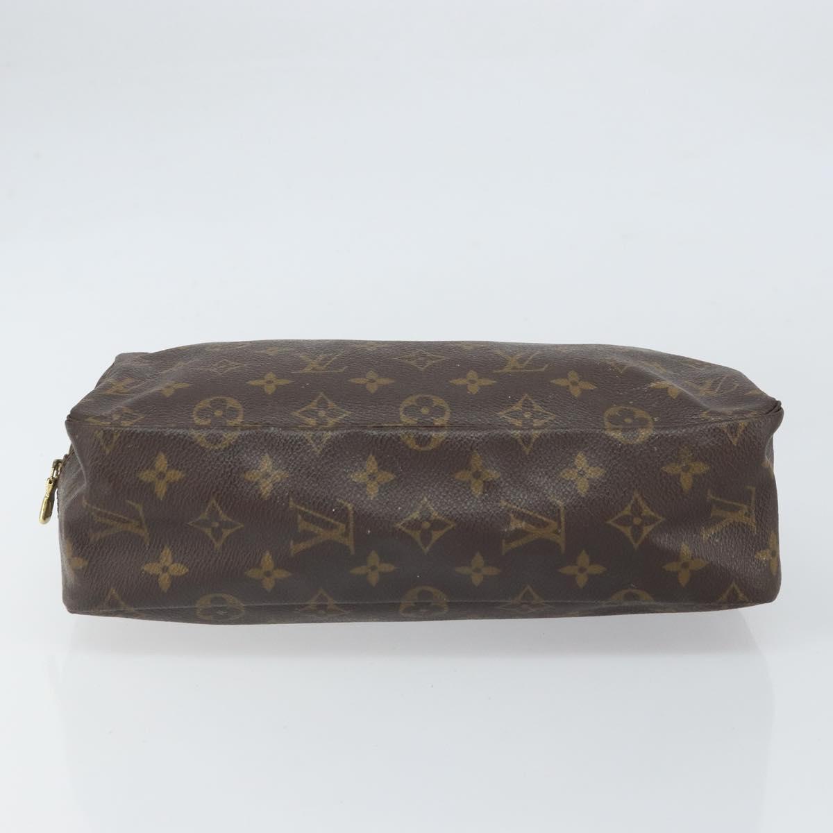 LOUIS VUITTON Monogram Trousse Toilette 28 Clutch Bag M47522 LV Auth ka1964