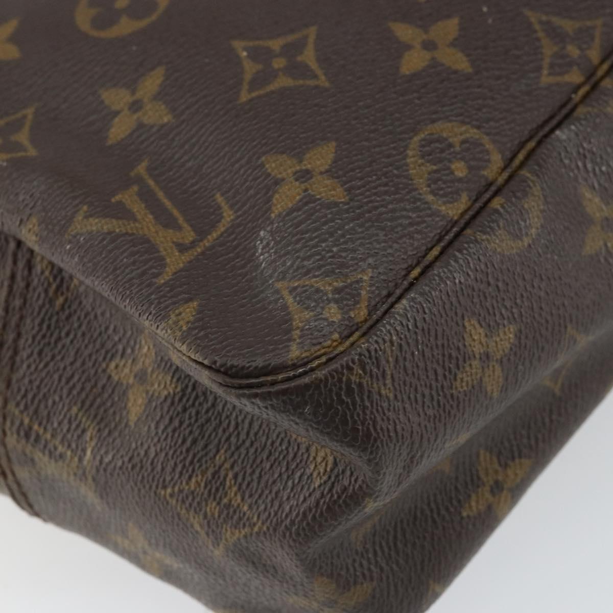 LOUIS VUITTON Monogram Trousse Toilette 28 Clutch Bag M47522 LV Auth ka1964
