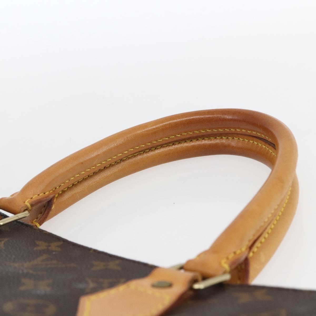 LOUIS VUITTON Monogram Sac Plat Hand Bag M51140 LV Auth ka1968