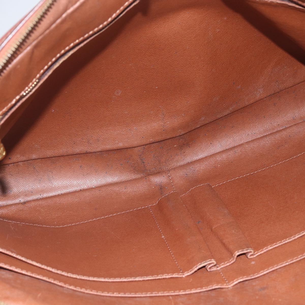LOUIS VUITTON Epi Porte Documents Voyage Business Bag Brown M54478 Auth ka1969