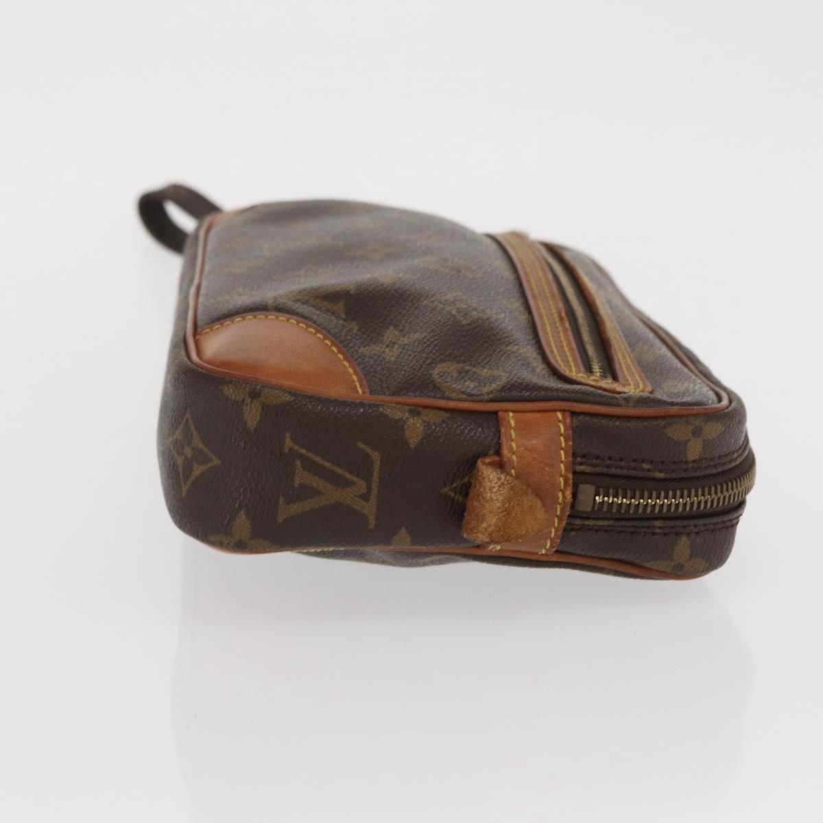 LOUIS VUITTON Monogram Marly Dragonne GM Clutch Bag M51825 LV Auth ka1970