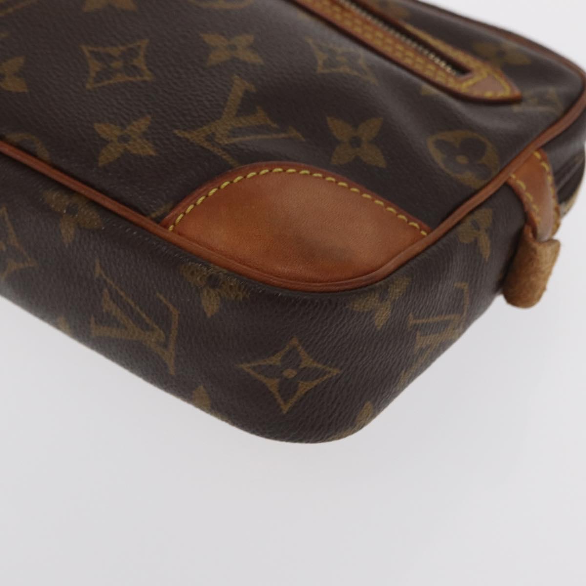 LOUIS VUITTON Monogram Marly Dragonne GM Clutch Bag M51825 LV Auth ka1970