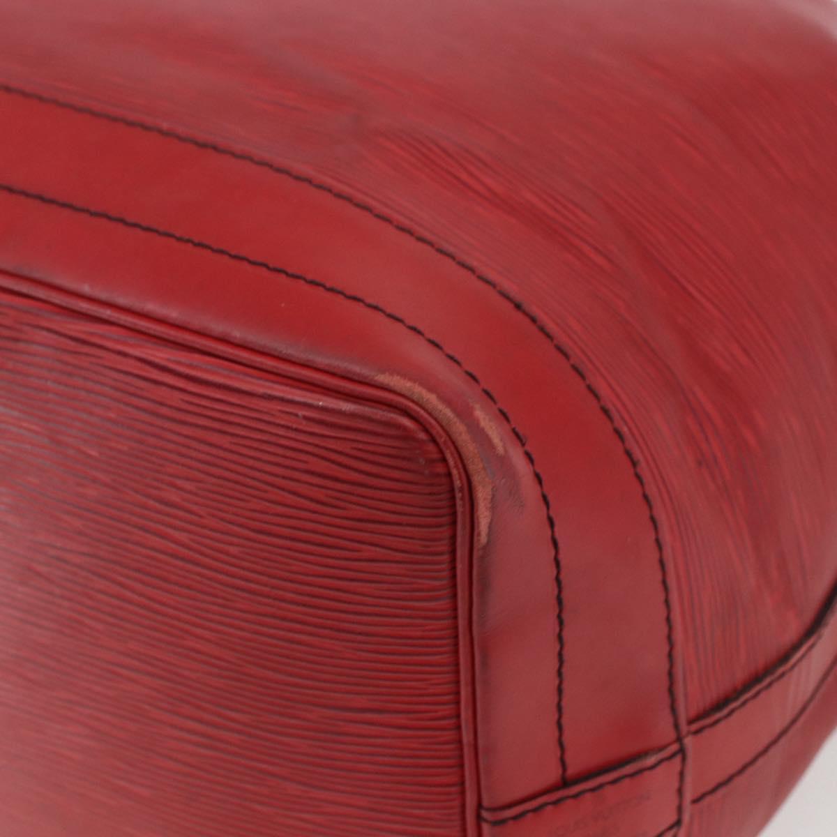 LOUIS VUITTON Epi Noe Shoulder Bag Red M44007 LV Auth ka1975