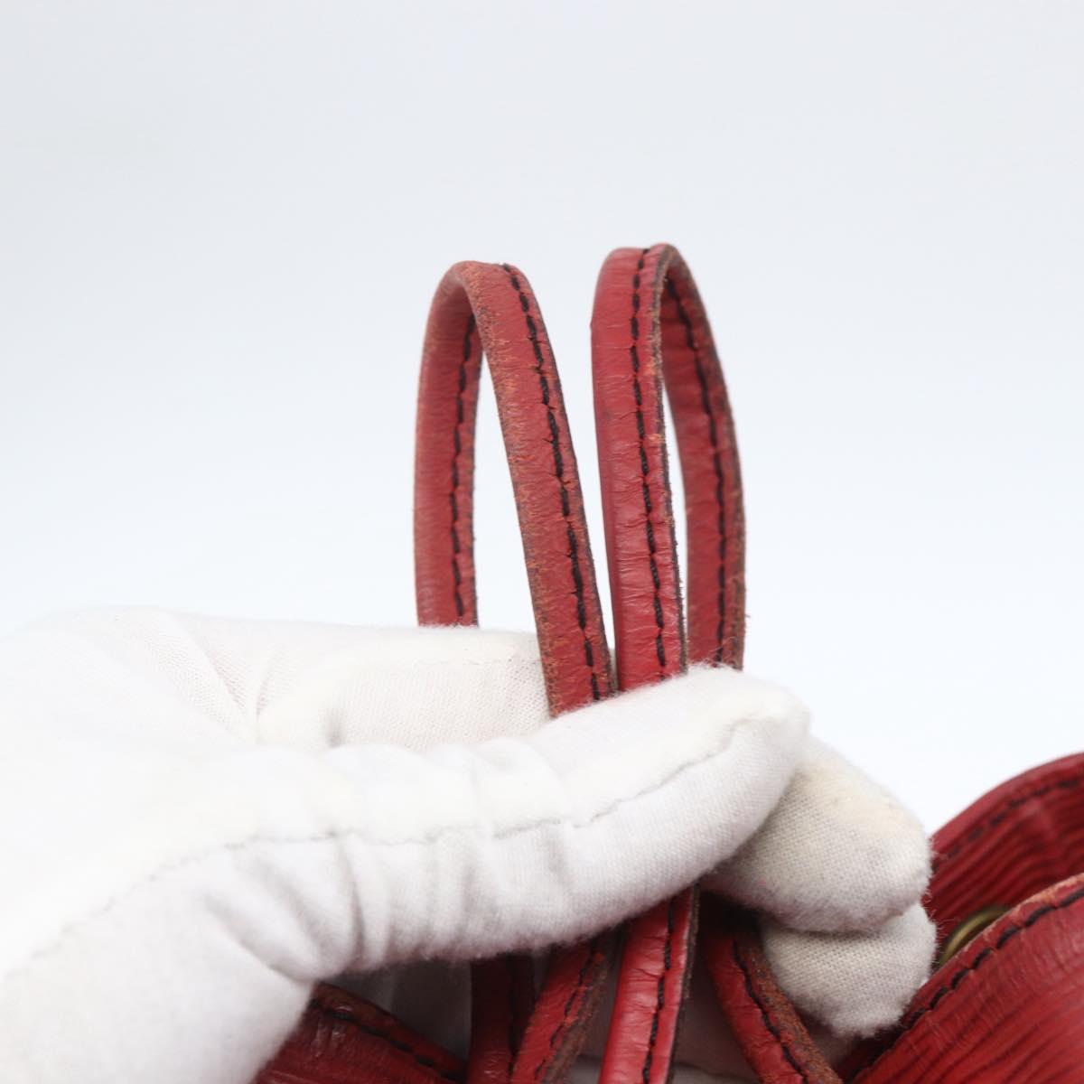 LOUIS VUITTON Epi Noe Shoulder Bag Red M44007 LV Auth ka1975