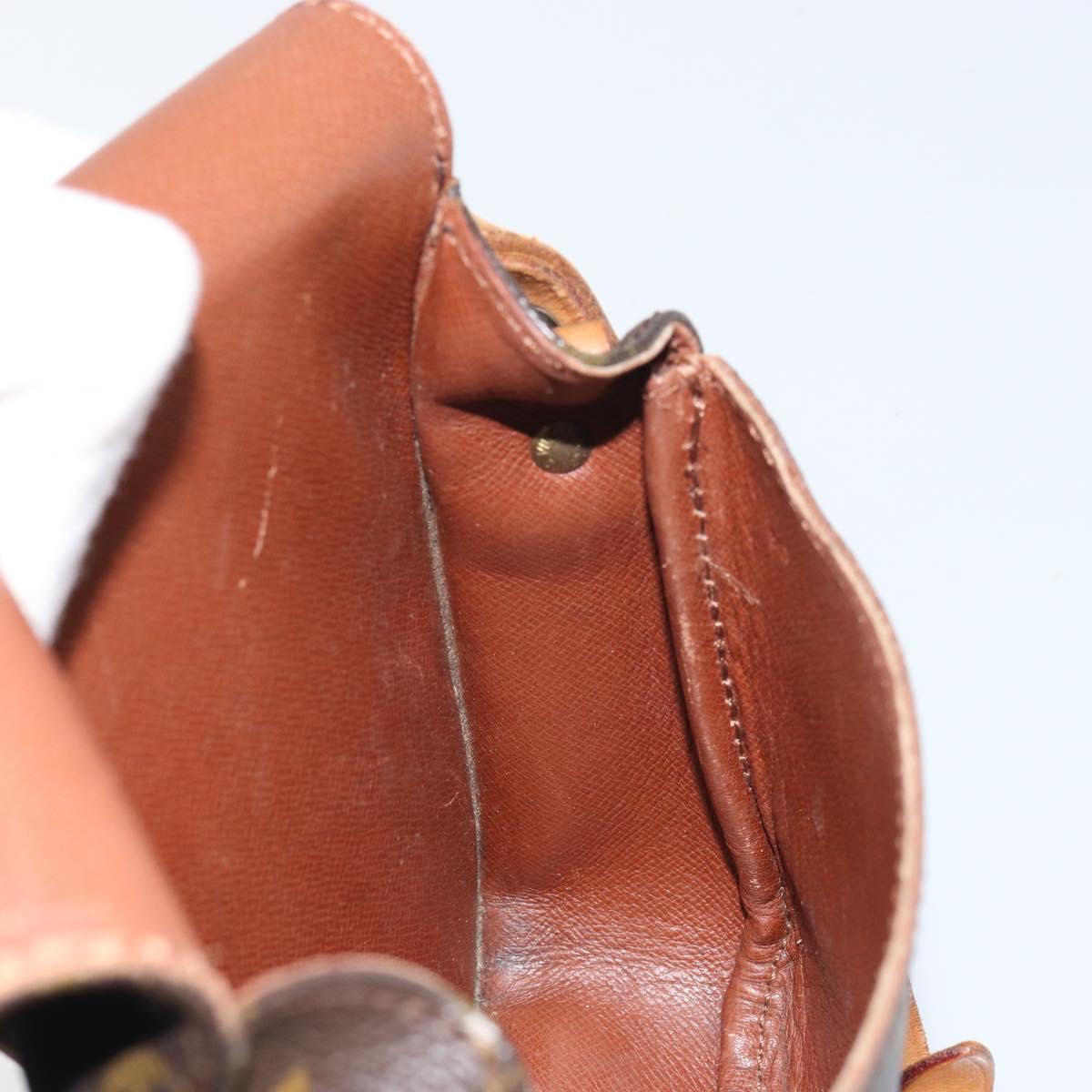 LOUIS VUITTON Monogram Cartouchiere PM Shoulder Bag M51254 LV Auth ka1976