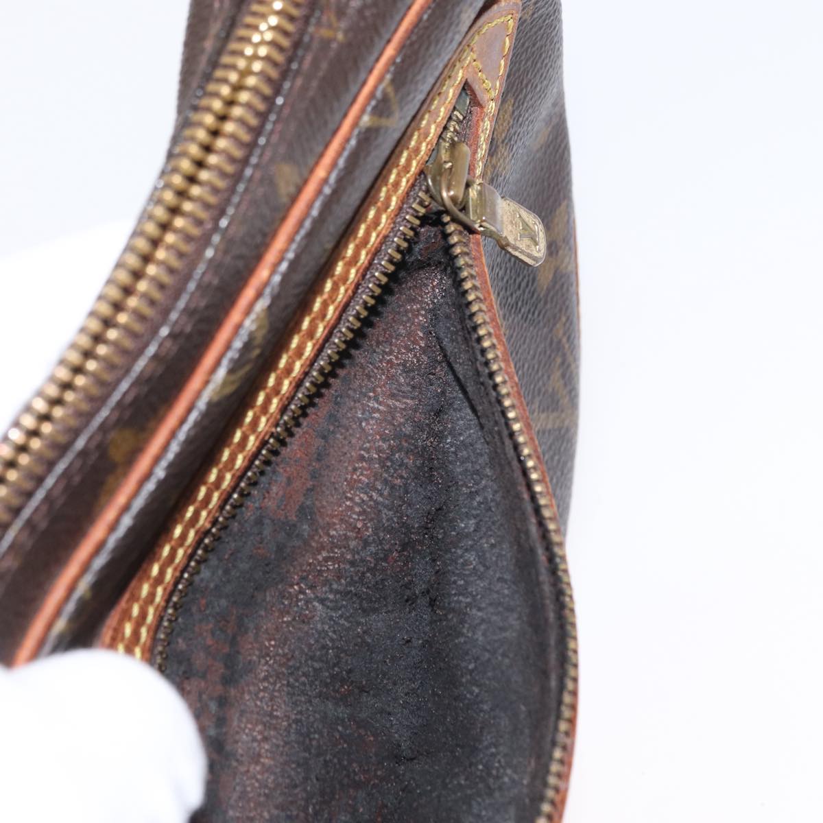 LOUIS VUITTON Monogram Marly Dragonne GM Clutch Bag M51825 LV Auth ka1979