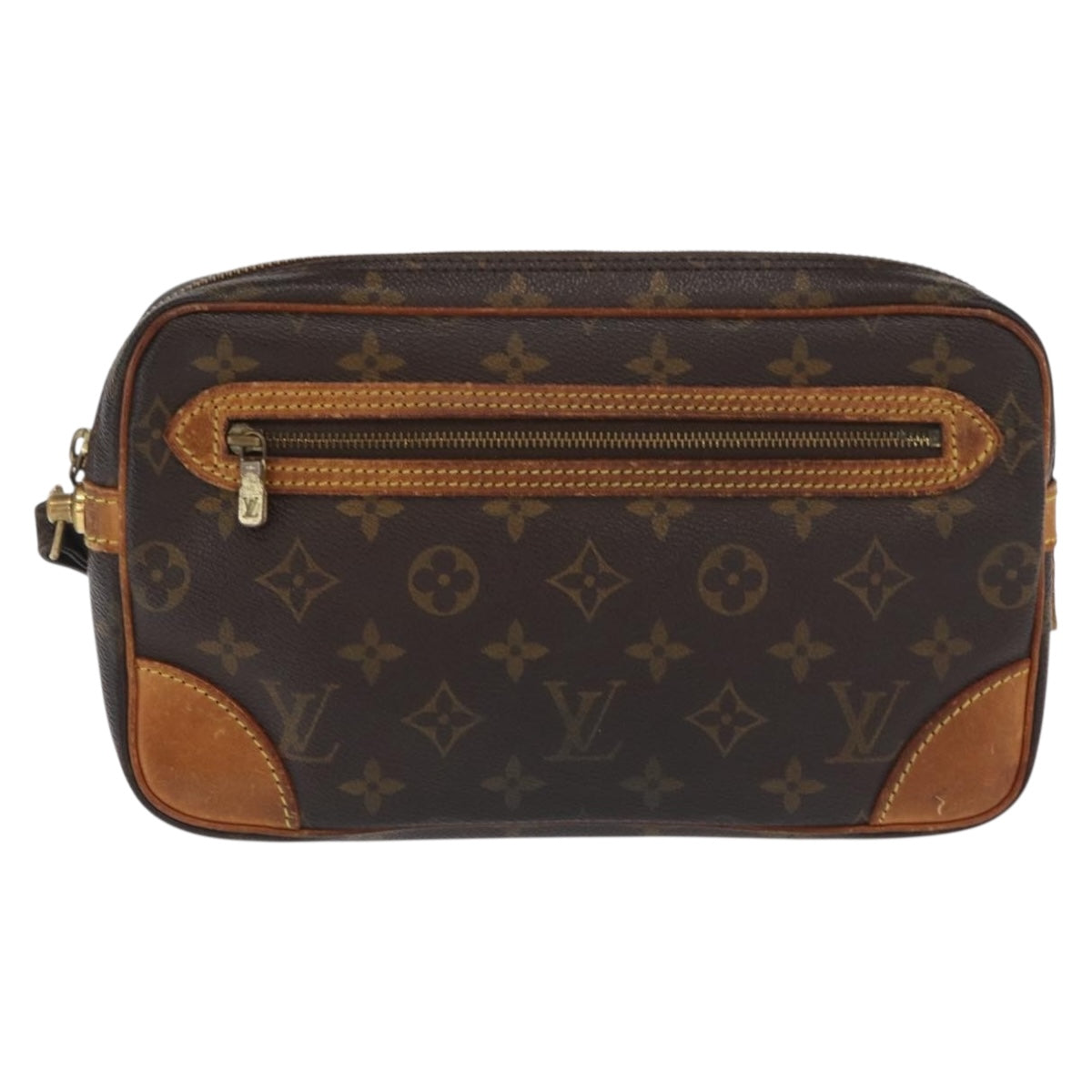 LOUIS VUITTON Monogram Marly Dragonne GM Clutch Bag M51825 LV Auth ka1979