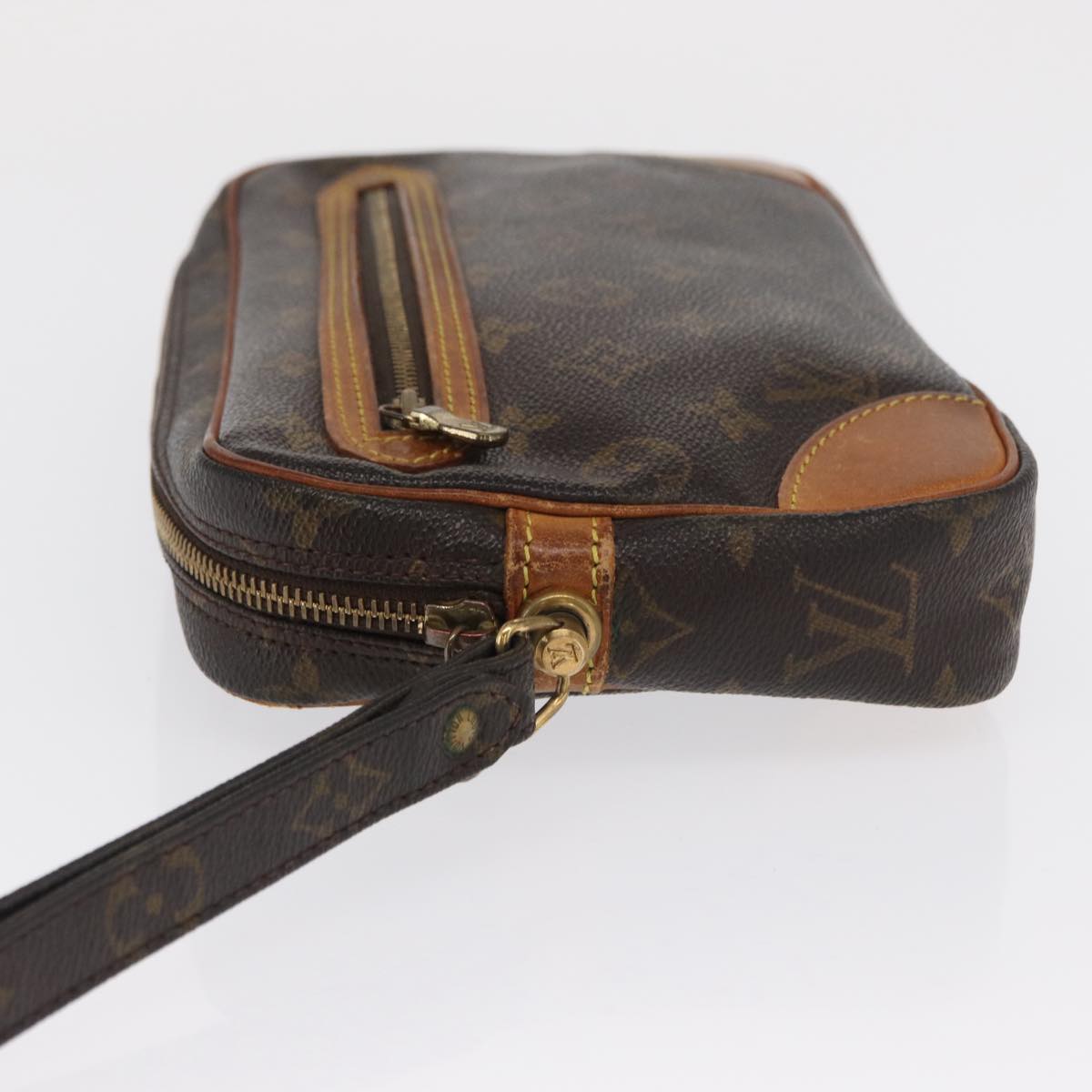 LOUIS VUITTON Monogram Marly Dragonne GM Clutch Bag M51825 LV Auth ka1979