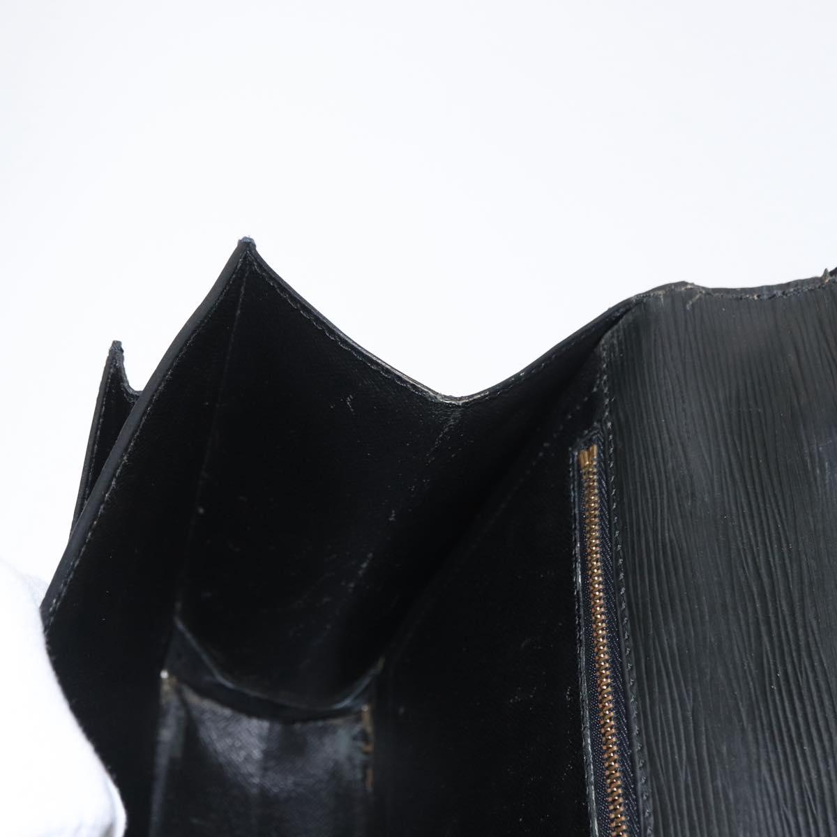 LOUIS VUITTON Epi Monceau 28 Hand Bag Black M52122 LV Auth ka1983
